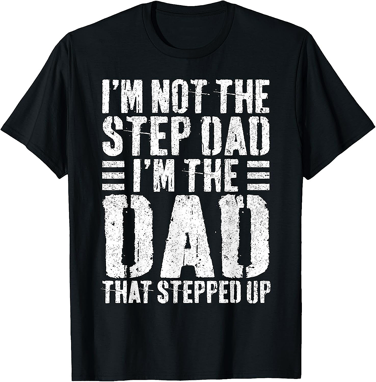 Dad Who Stepped Up Shirt - Premium Cotton T-Shirt