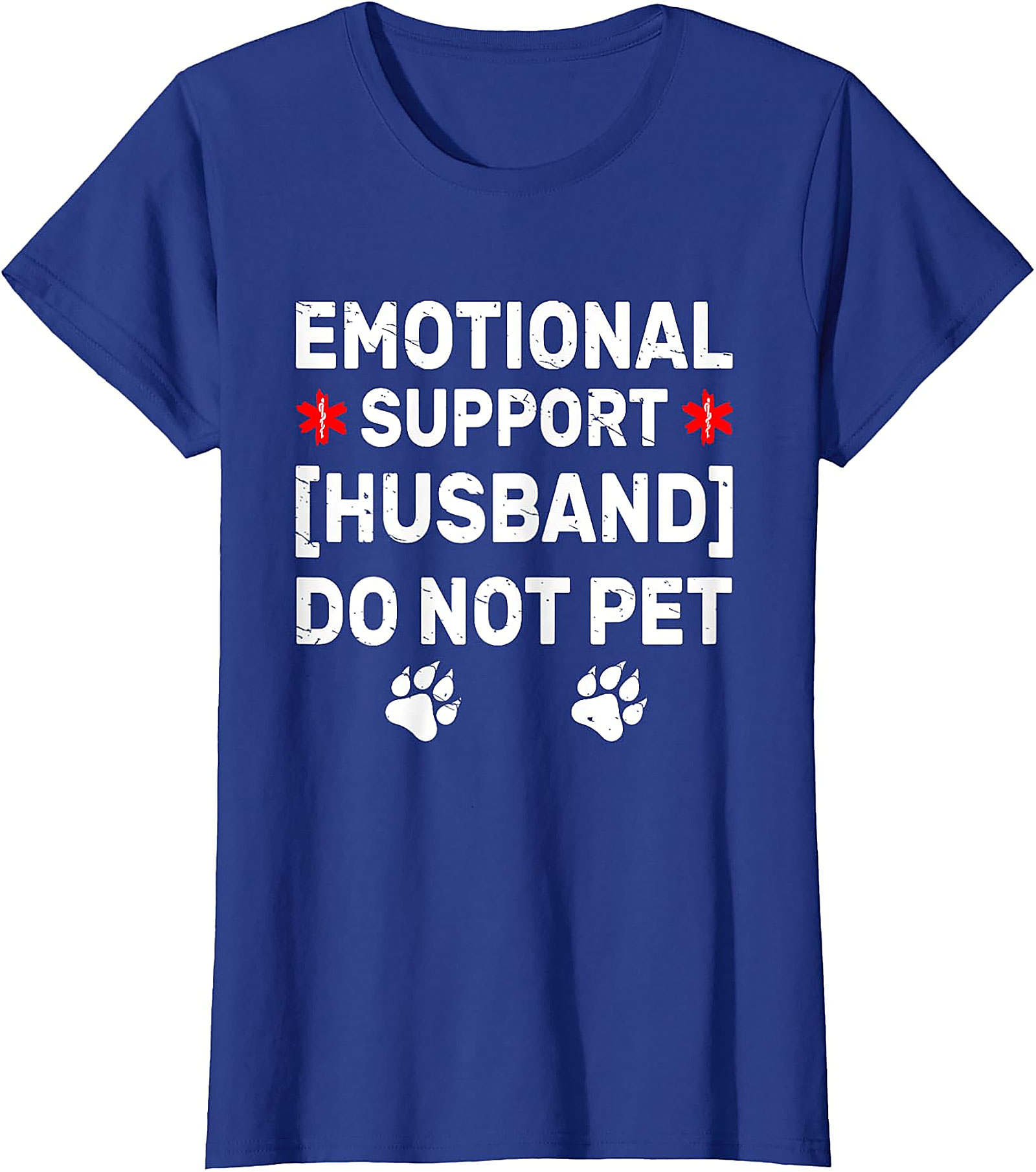 Emotional Support Husband Funny T-Shirt | Do Not Pet Tee