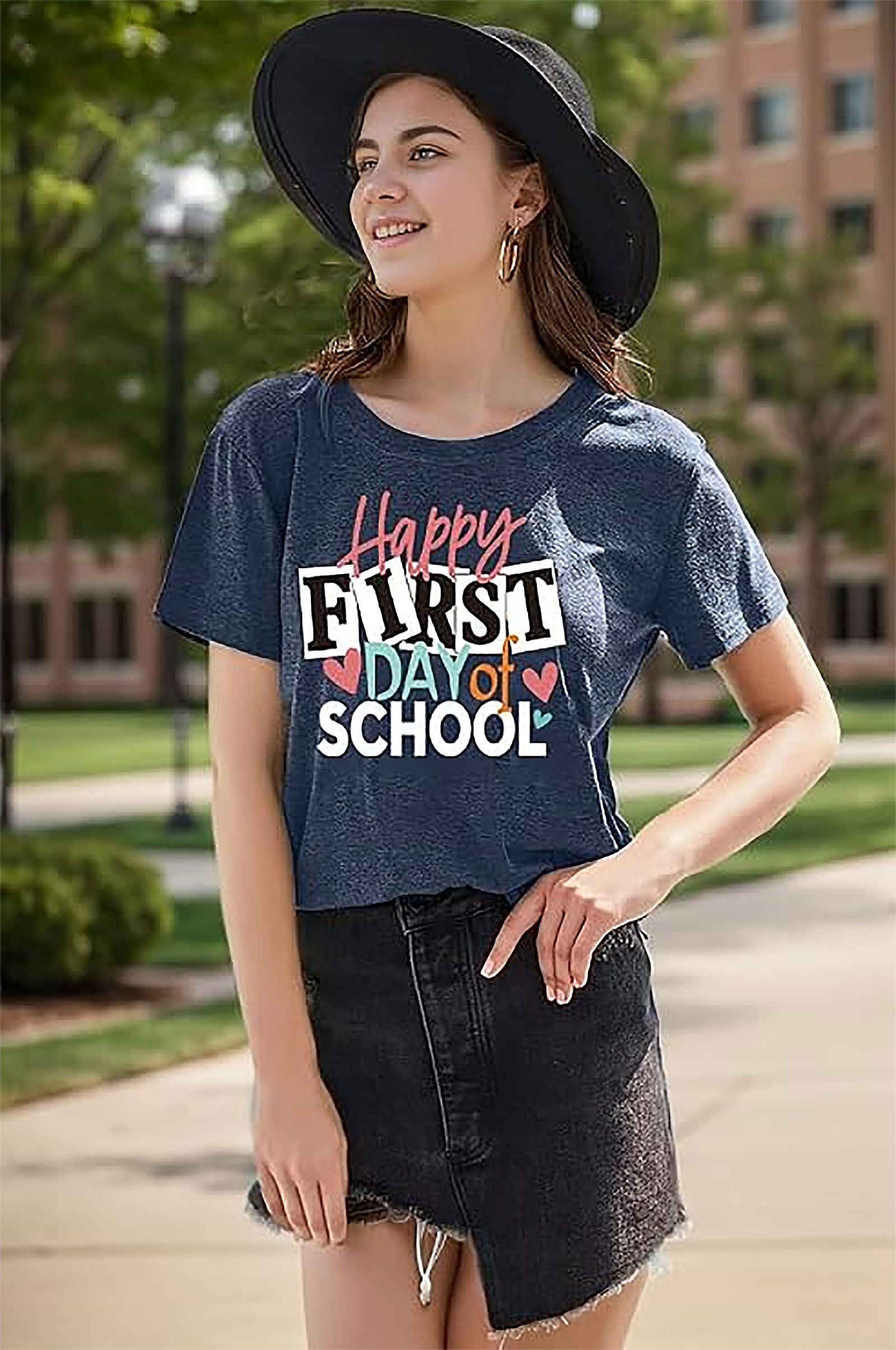 Happy First Day of School Teacher Tee - Back to School Shirt
