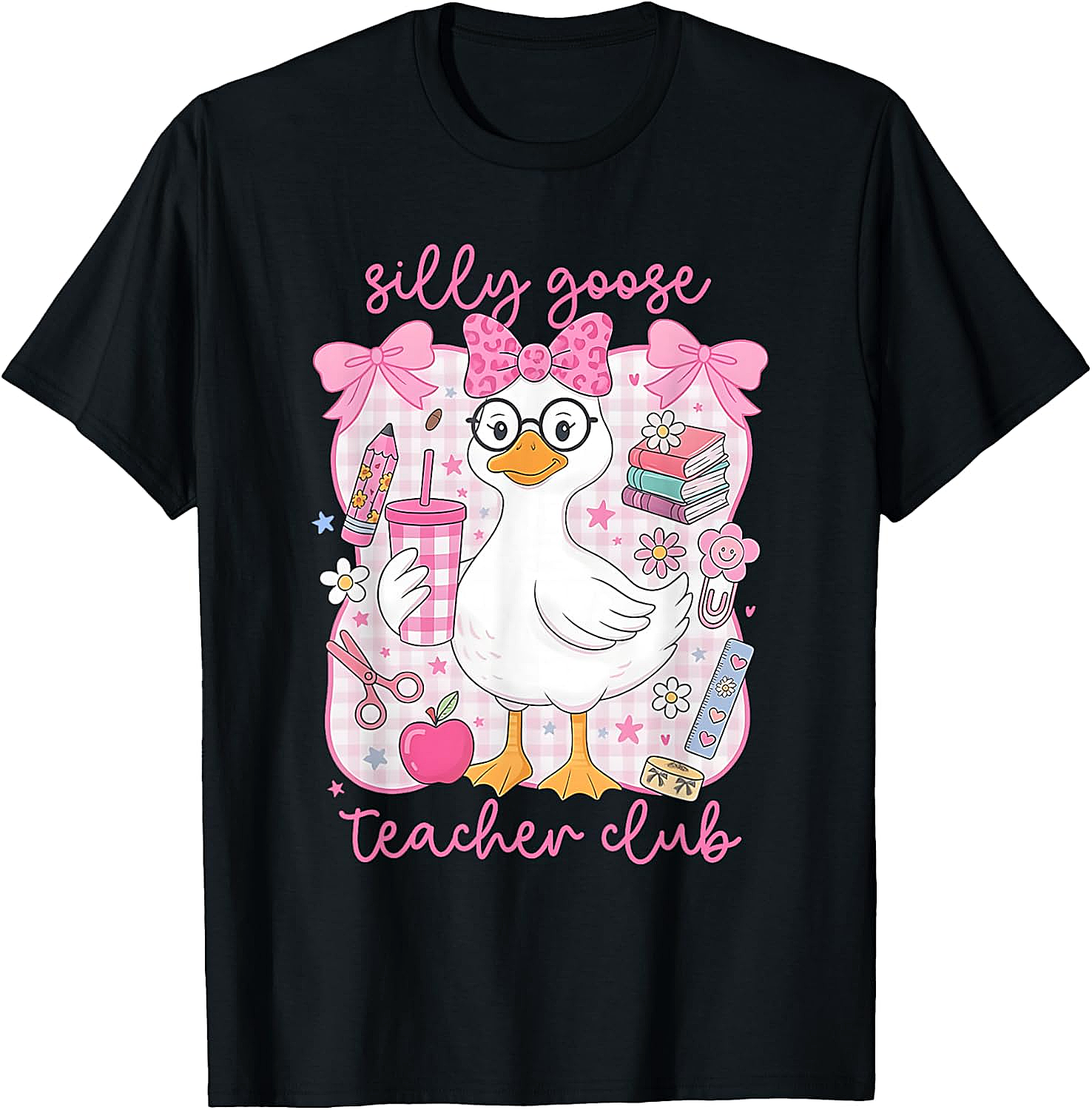 Silly Goose Teacher Club Back to School First Day Tee