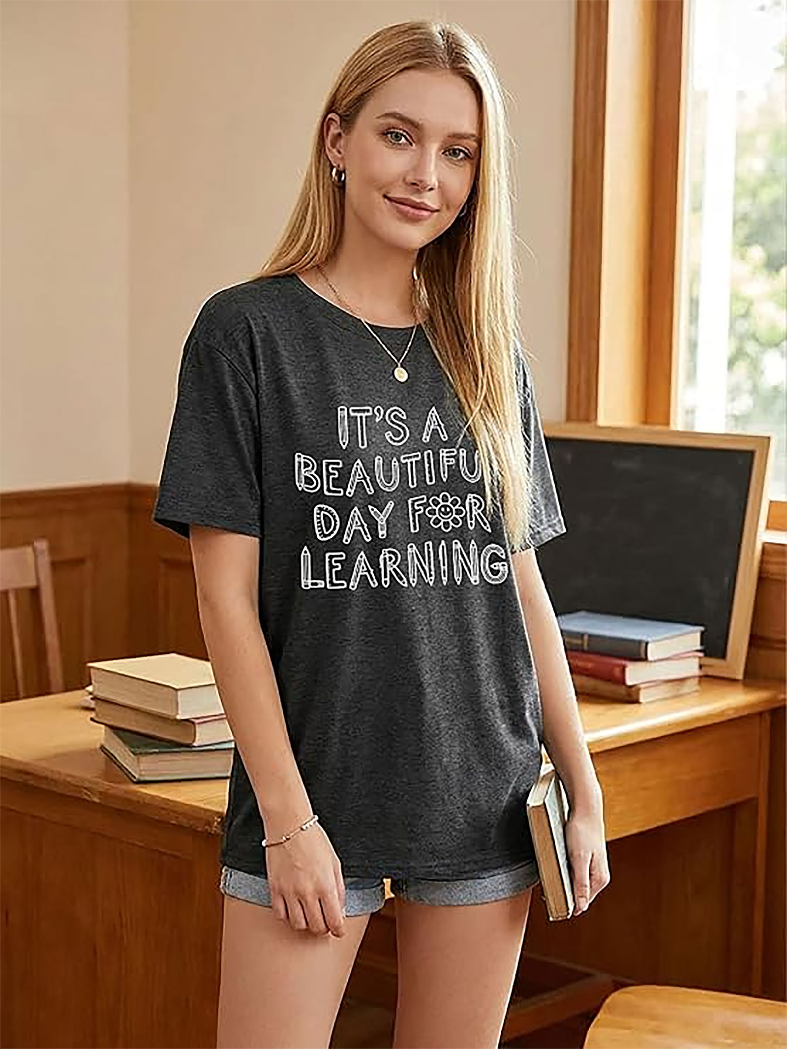 First Day of School Teacher Shirt | Cute Learning Graphic Tee