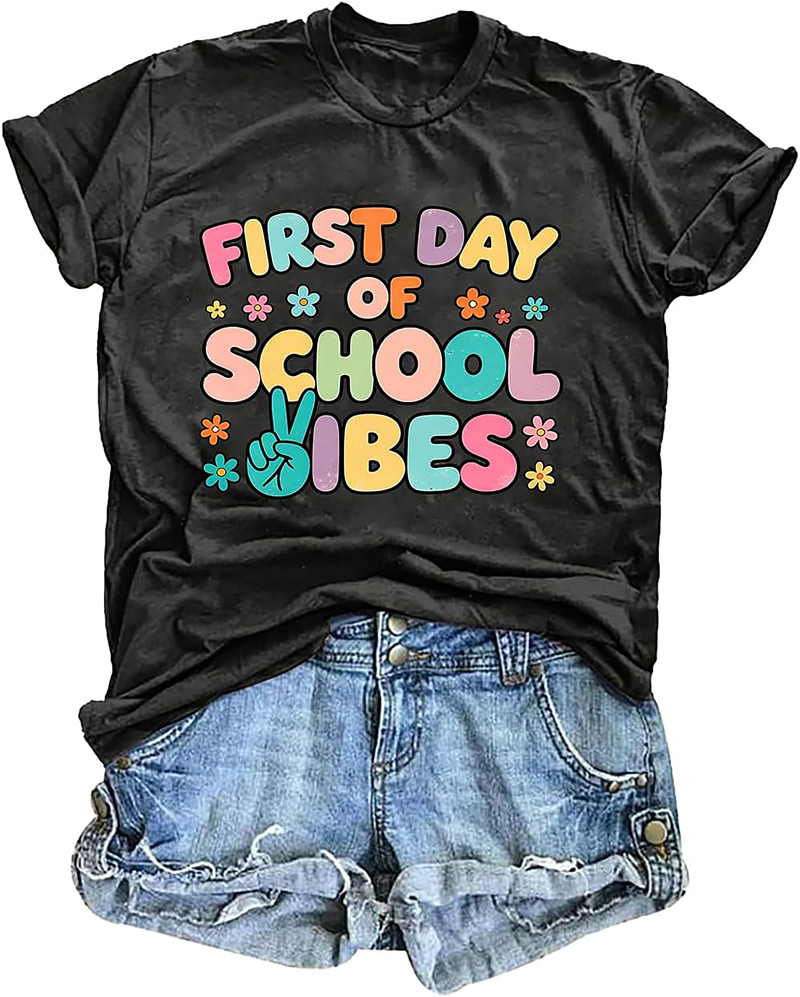 First Day of School Vibes T-Shirt | Teacher Tee