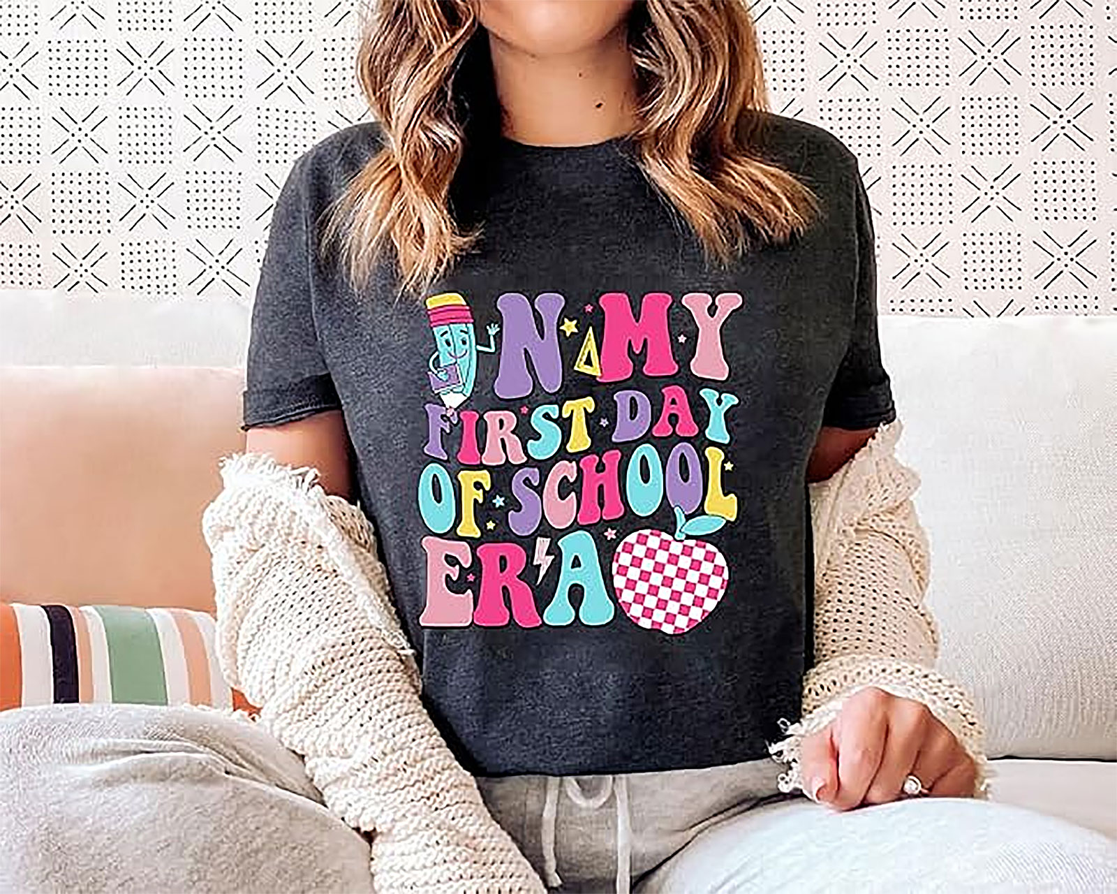 First Day of School Shirt | Teacher Graphic Tee | Cute Back to School Gift