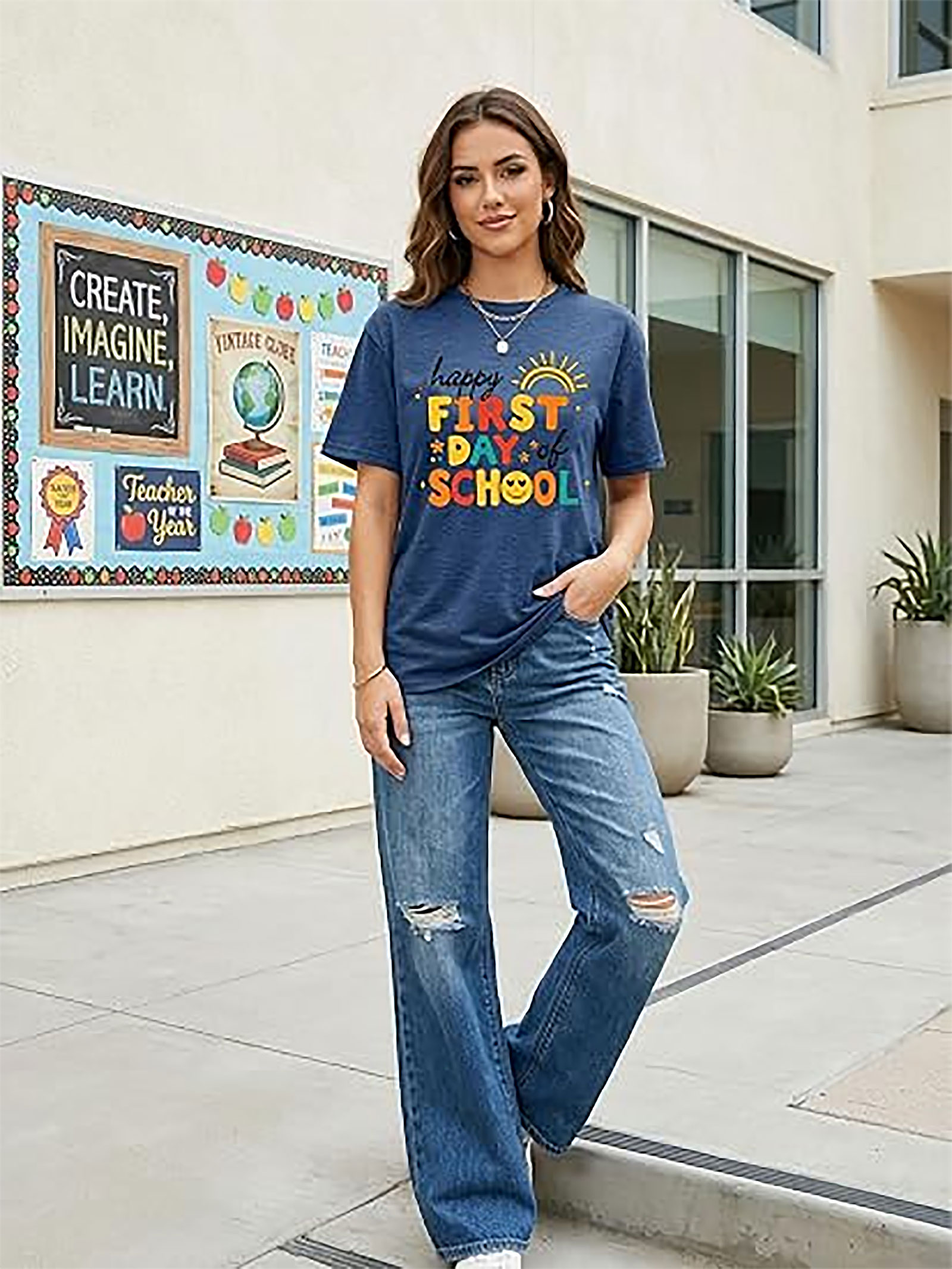 First Day of School Shirt | Teacher Tee | Back to School Graphic