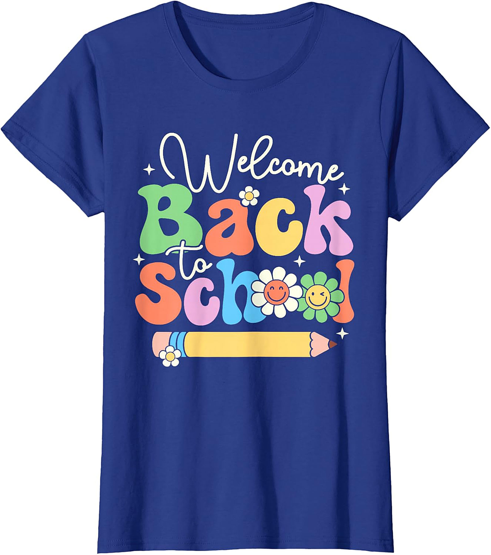 Welcome Back to School Retro Vibes Graphic T-Shirt | Groovy Teacher Tee