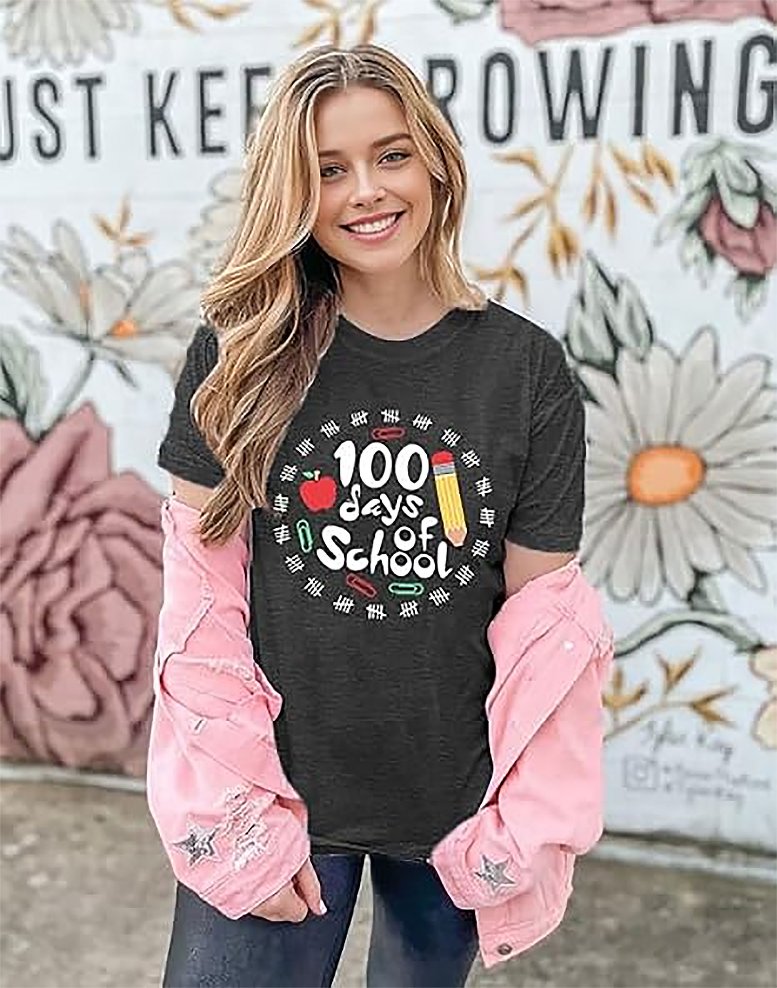 100 Days of School Shirt | Teacher Tee | Kindergarten 100th Day Shirt