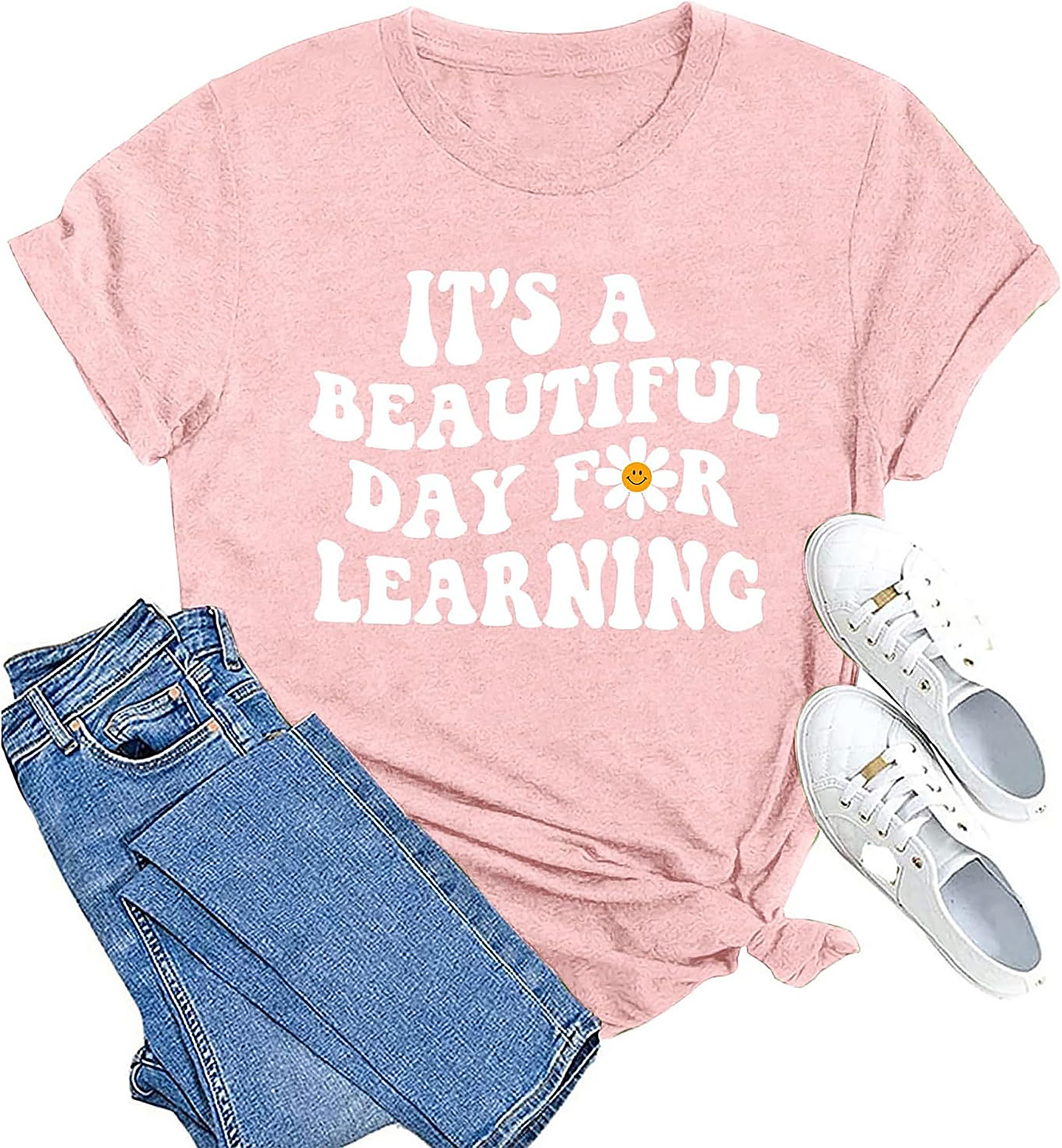 Beautiful Day for Learning Teacher Shirt | Funny Graphic Tee