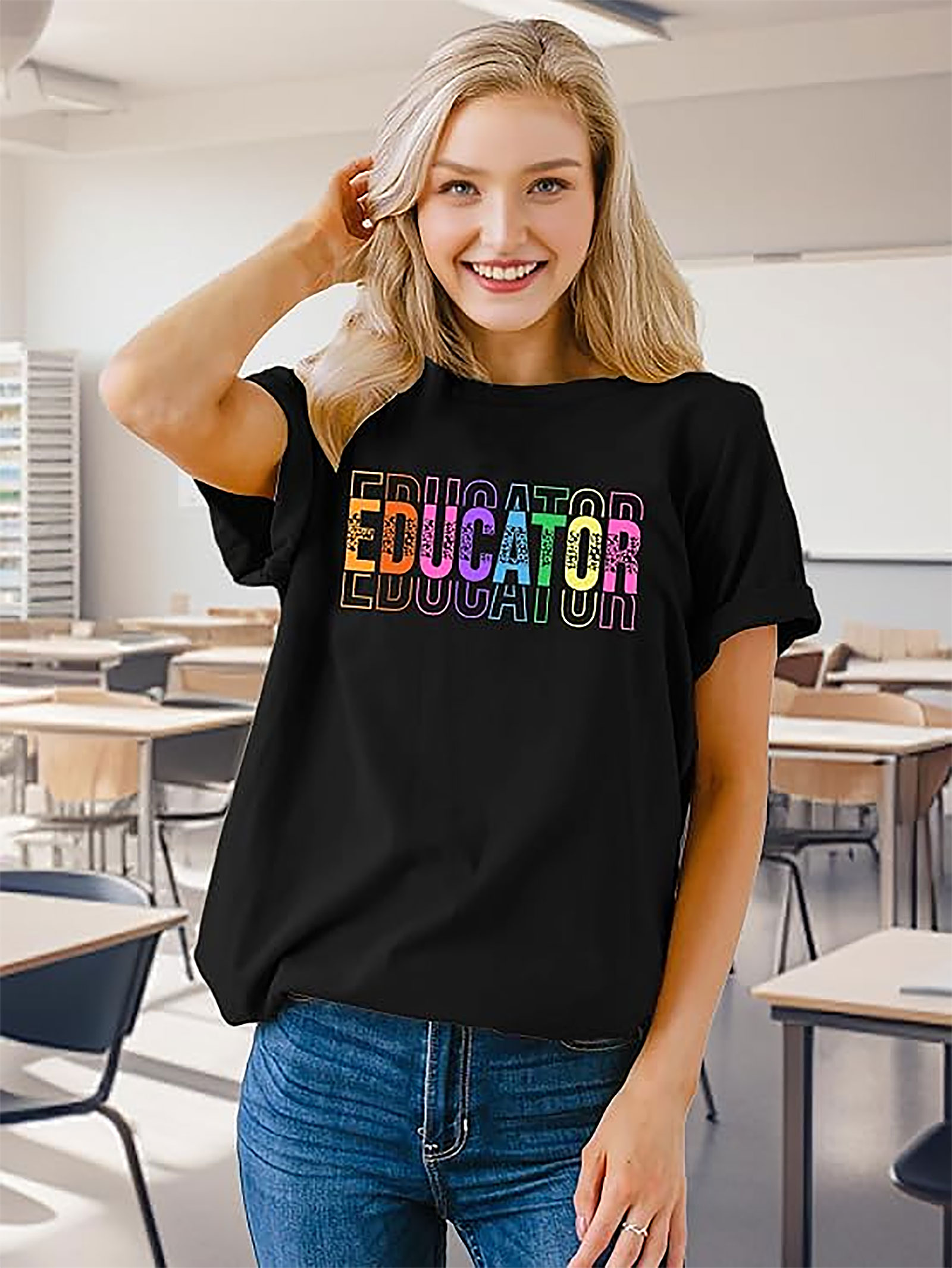 Funny Teacher Shirt | Educator Graphic Tee | Gifts for Teachers