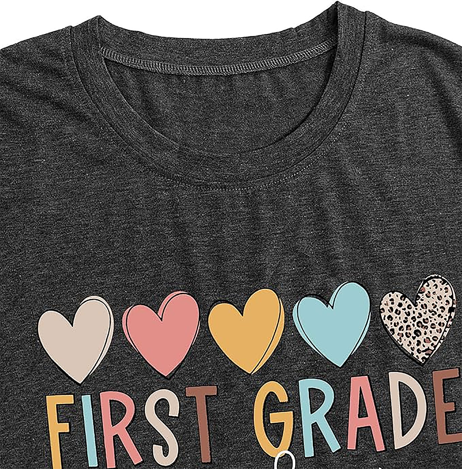 First Grade Teacher Shirt - Funny Graphic Tee for Women