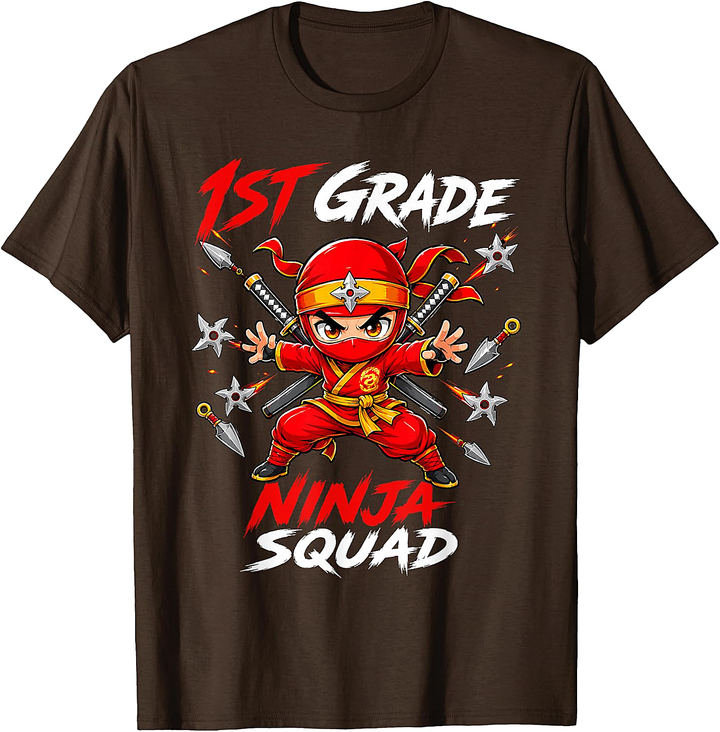 1st Grade Ninja Squad Tee Back to School Boys Shirt