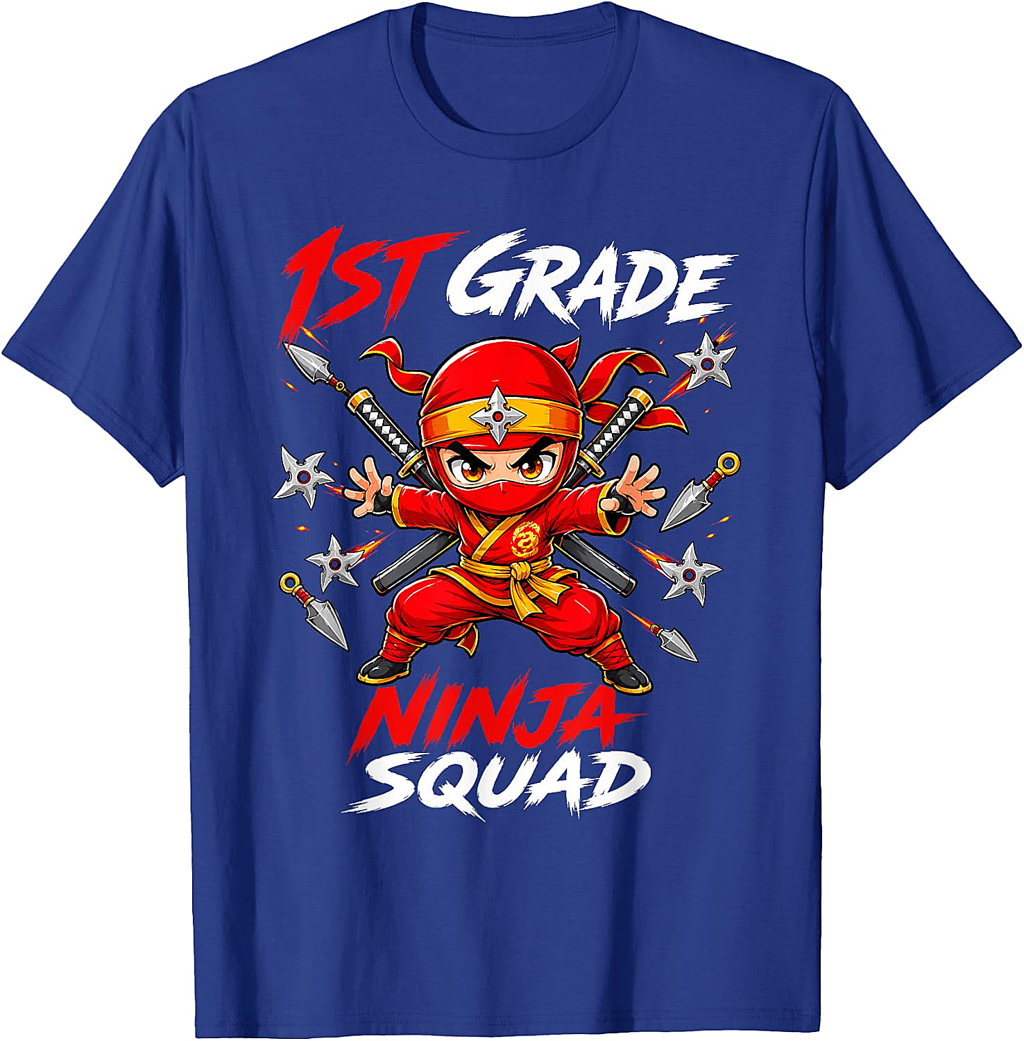 1st Grade Ninja Squad Tee Back to School Boys Shirt
