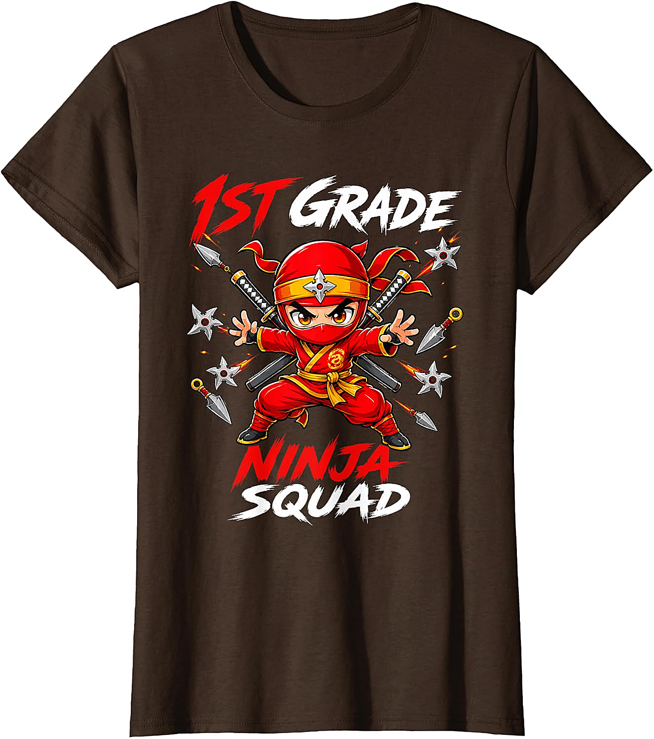 1st Grade Ninja Squad Tee Back to School Boys Shirt