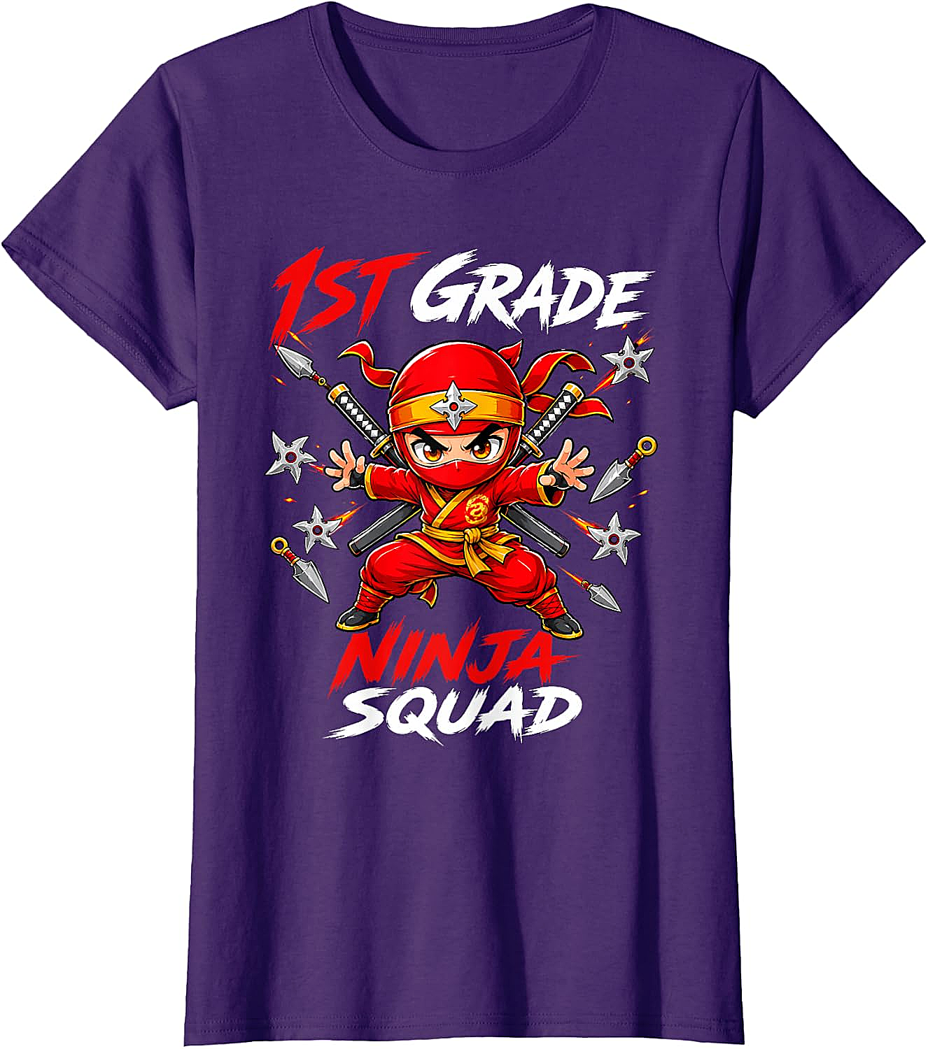 1st Grade Ninja Squad Tee Back to School Boys Shirt