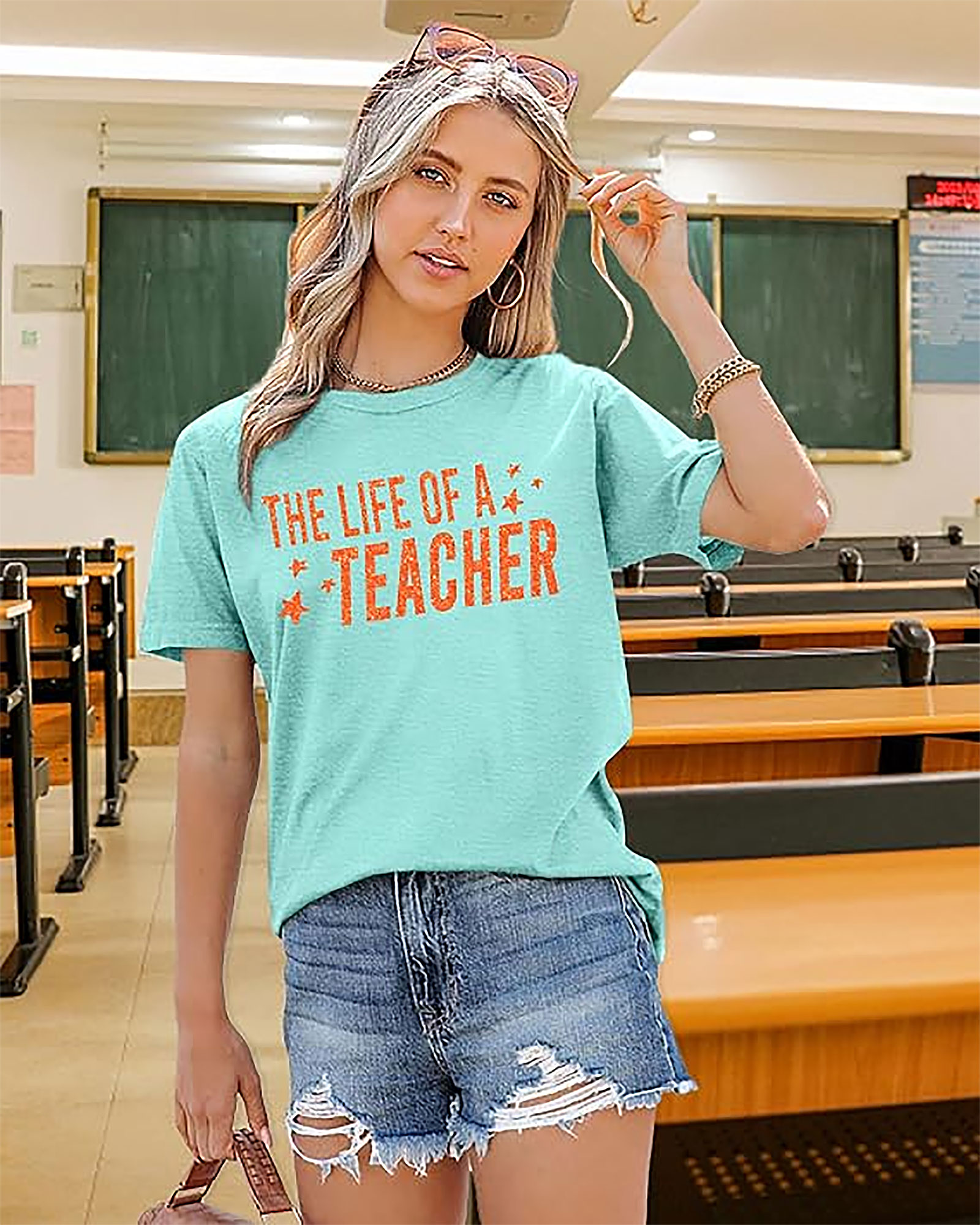 Funny Teacher Shirt - Life of a Teacher Graphic Tee