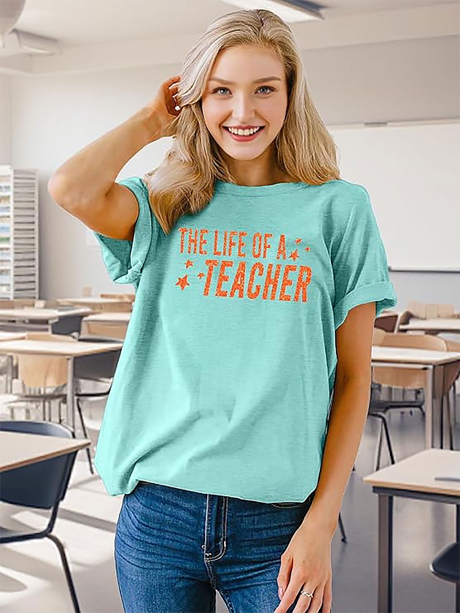 Funny Teacher Shirt - Life of a Teacher Graphic Tee