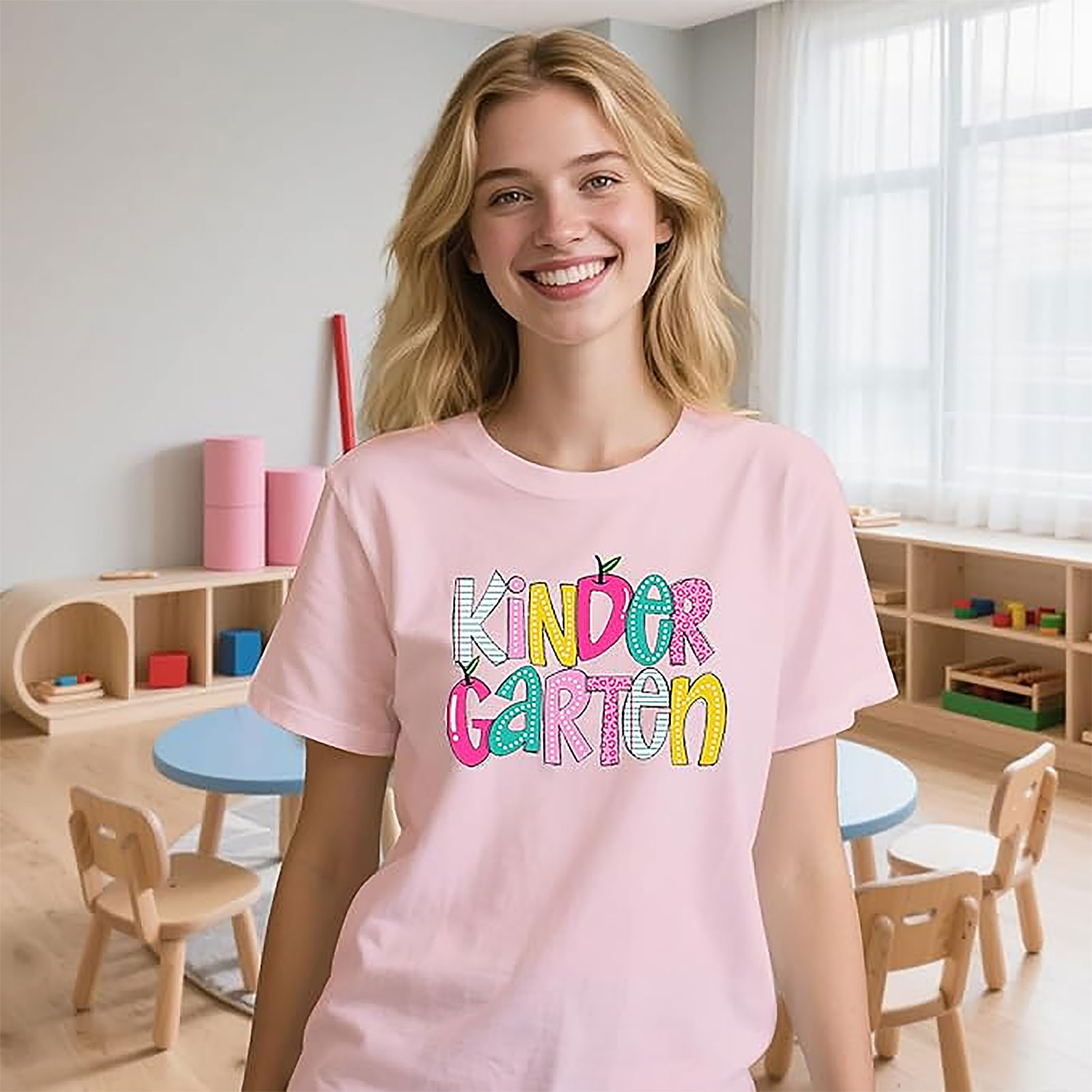 Kindergarten Teacher Shirt | Back to School Tee for Women