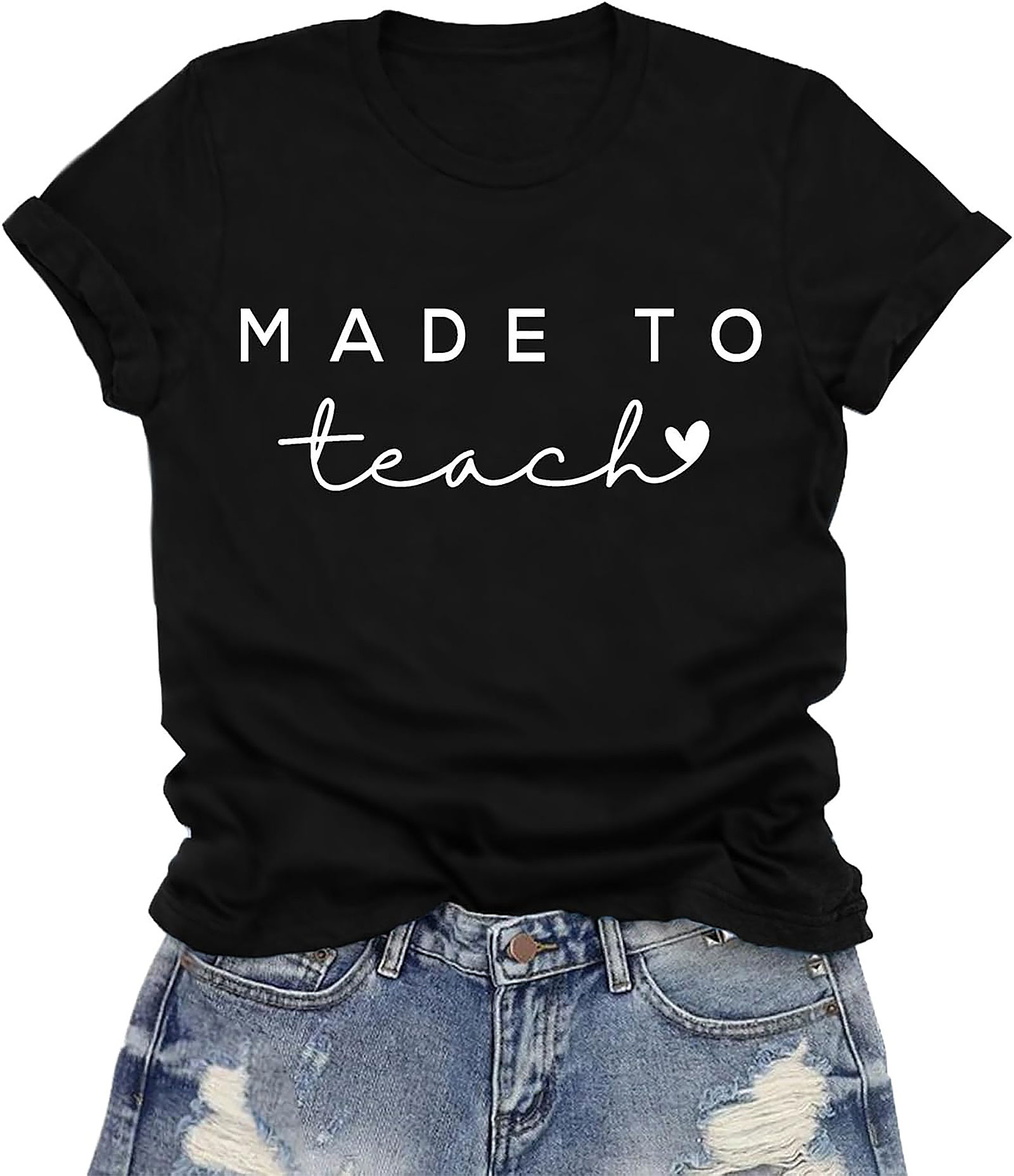 Teacher T-Shirt: Made to Teach | Funny Teacher Shirt