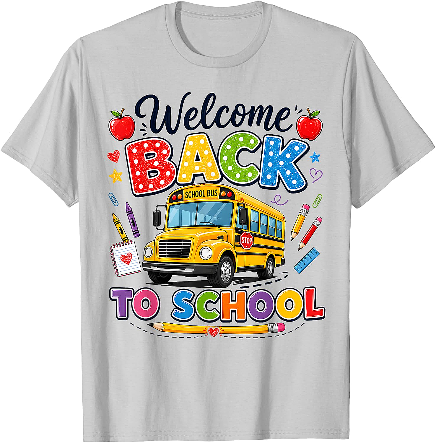 Welcome Back to School Bus Driver Tee First Day T-Shirt