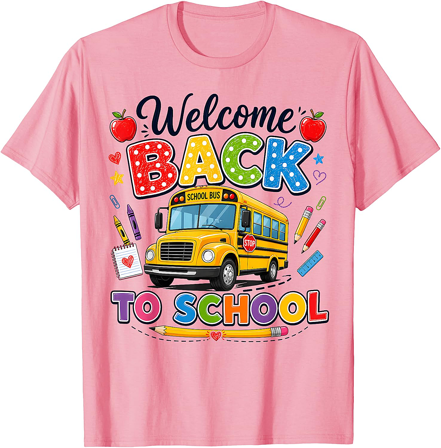  Welcome Back to School Bus Driver Tee First Day T-Shirt