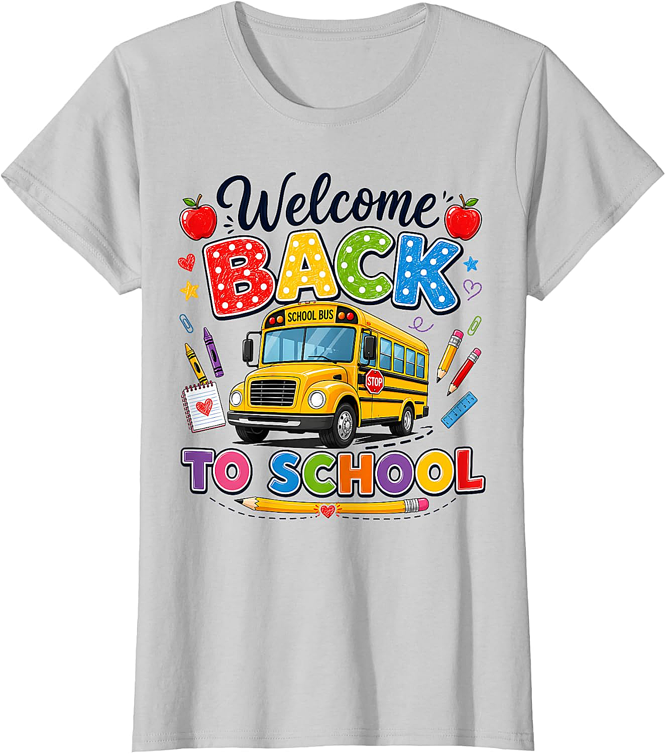  Welcome Back to School Bus Driver Tee First Day T-Shirt