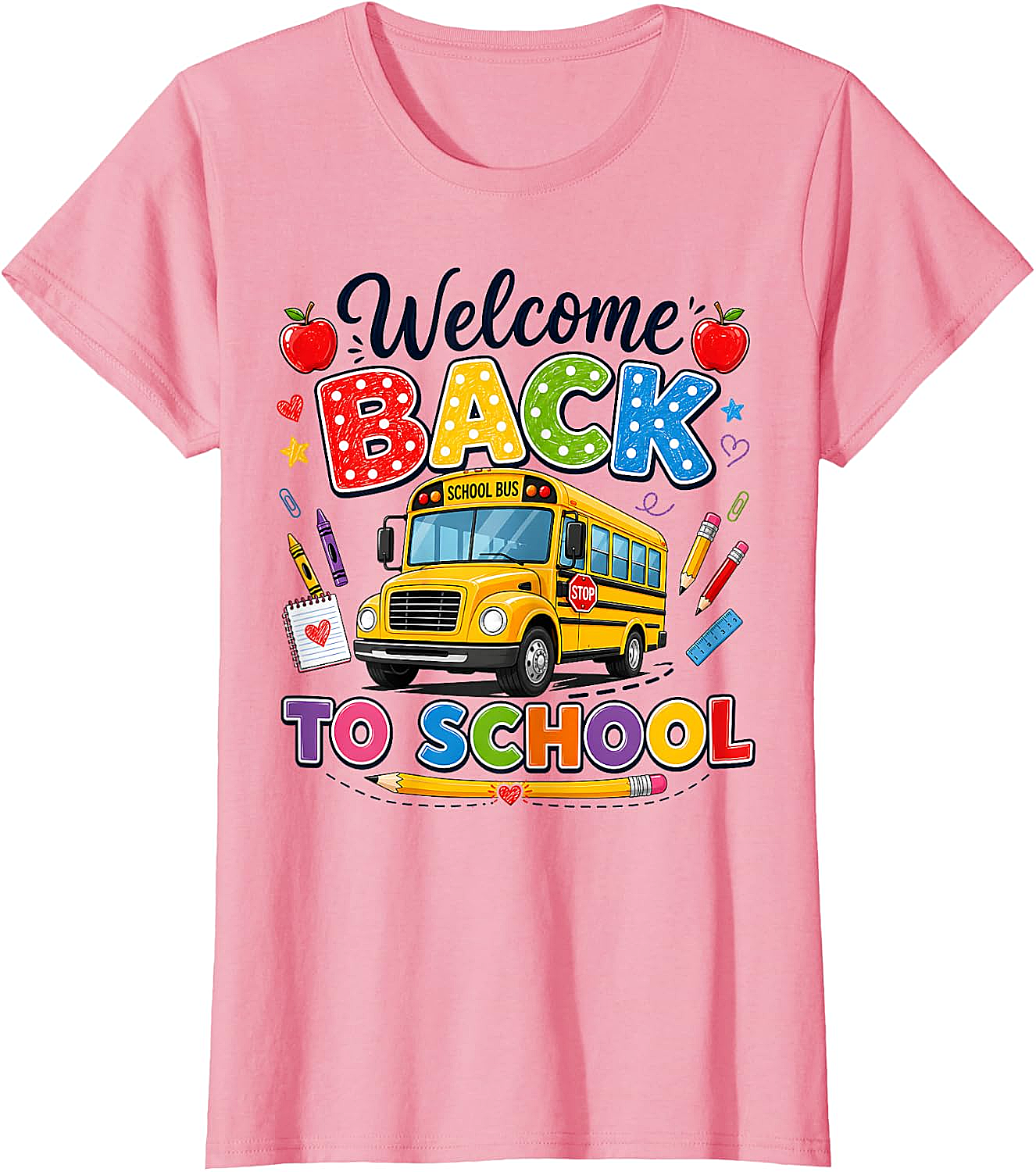  Welcome Back to School Bus Driver Tee First Day T-Shirt