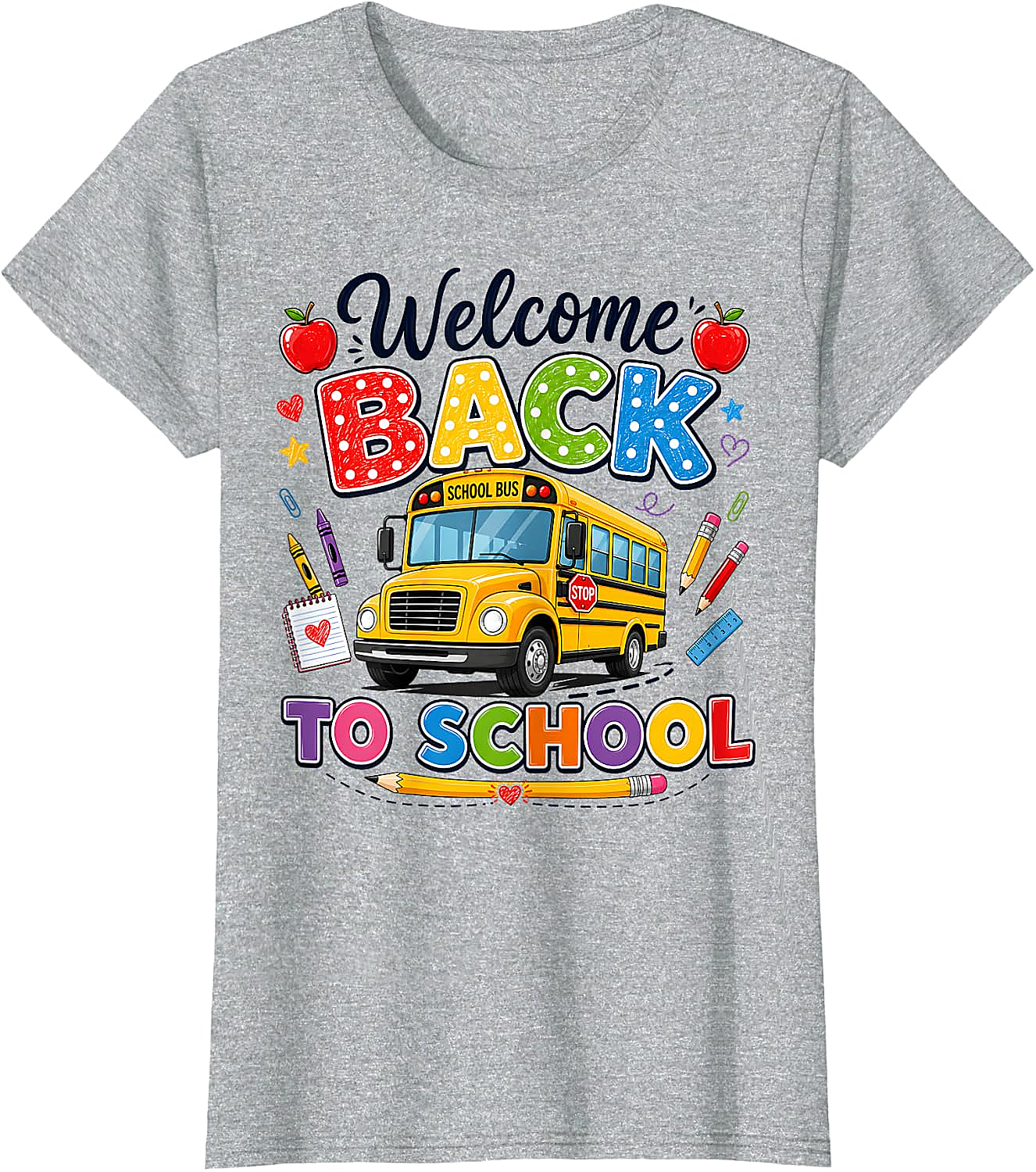  Welcome Back to School Bus Driver Tee First Day T-Shirt