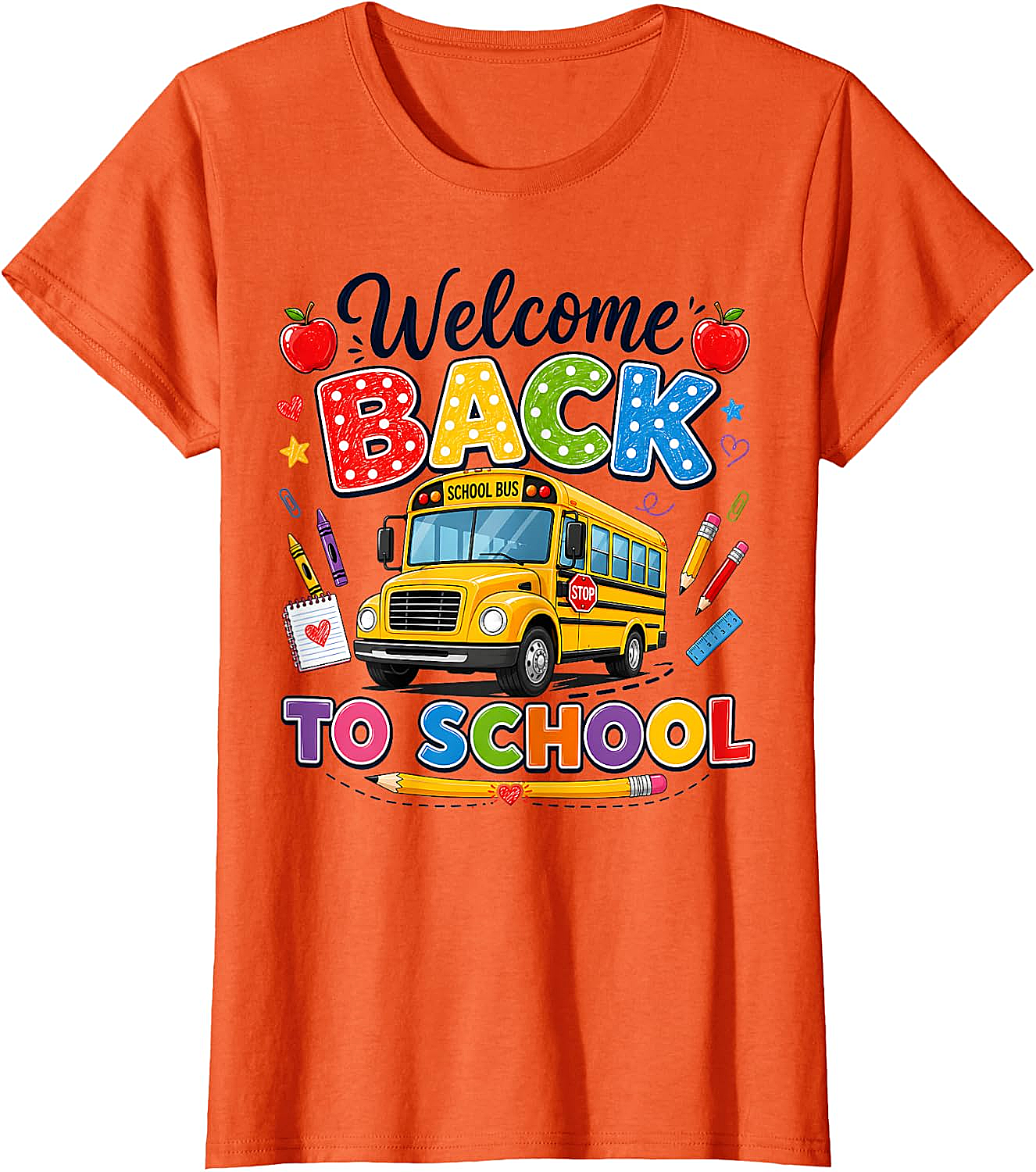  Welcome Back to School Bus Driver Tee First Day T-Shirt