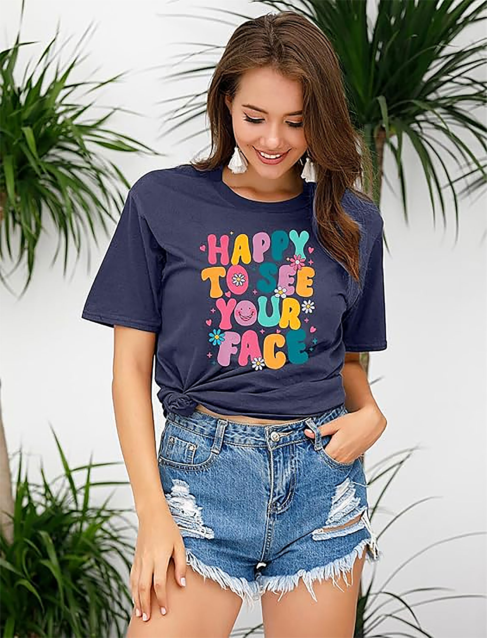 Happy to See Your Face Teacher Shirt - Back to School Tee