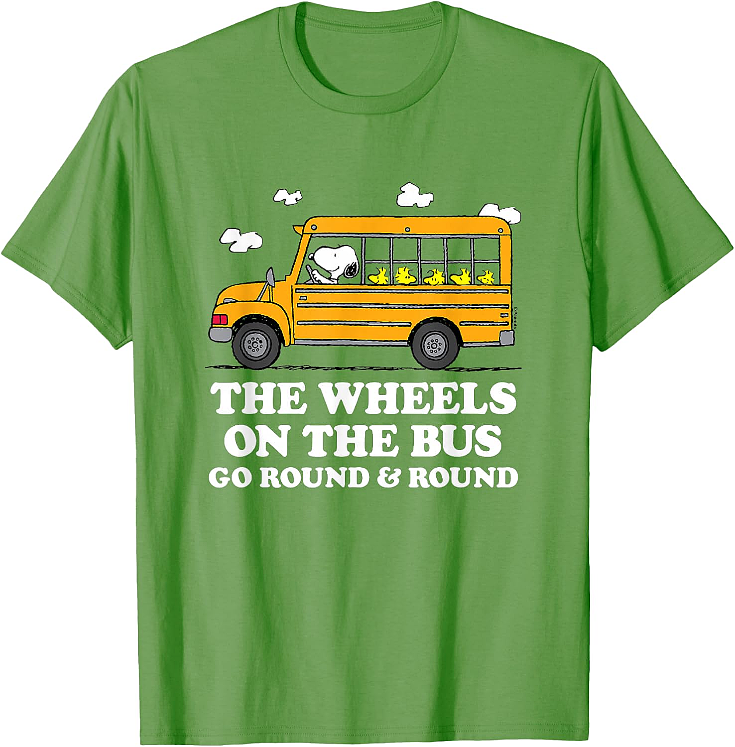 Peanuts Wheels On The Bus Back to School T-Shirt