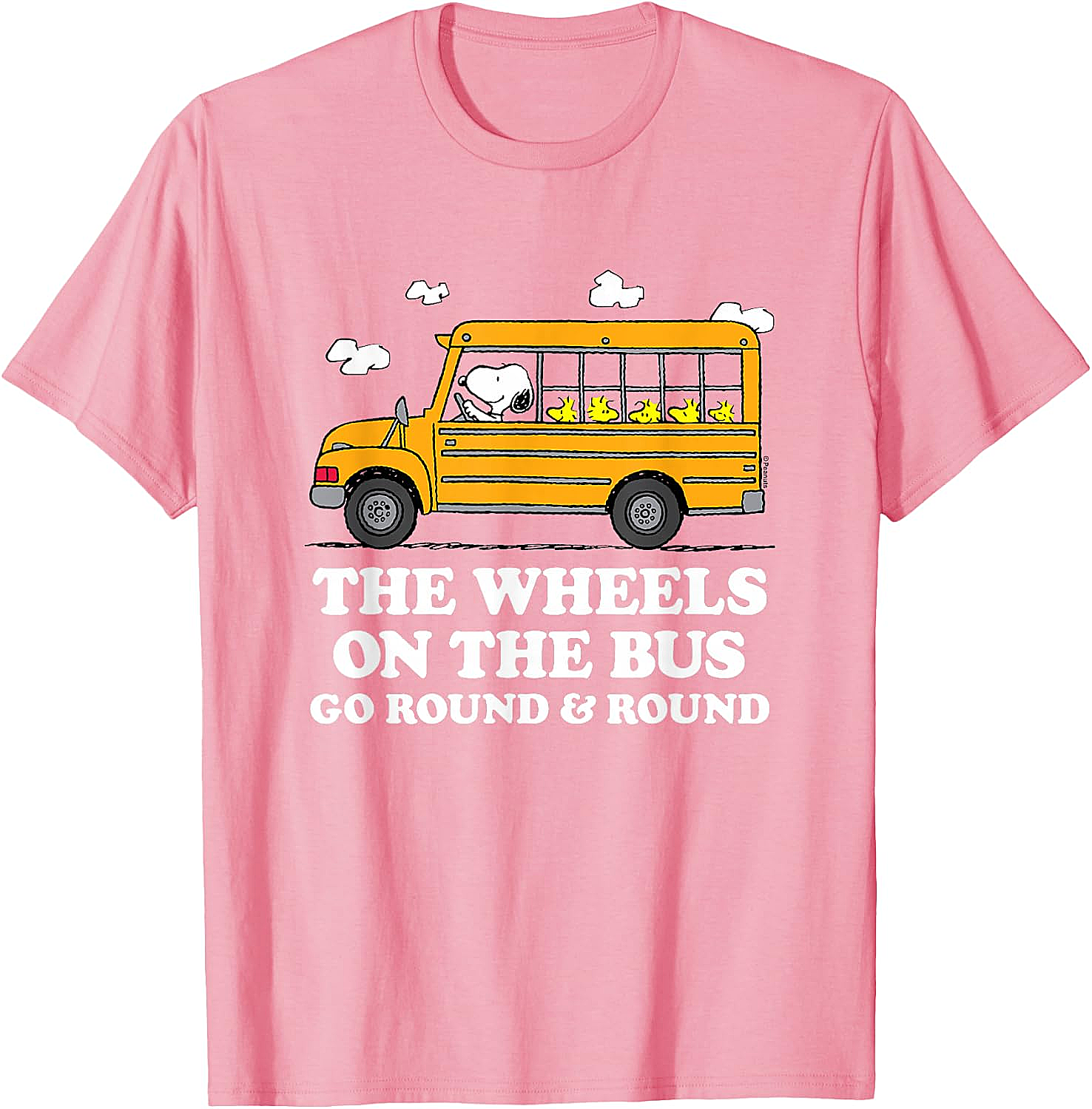 Peanuts Wheels On The Bus Back to School T-Shirt