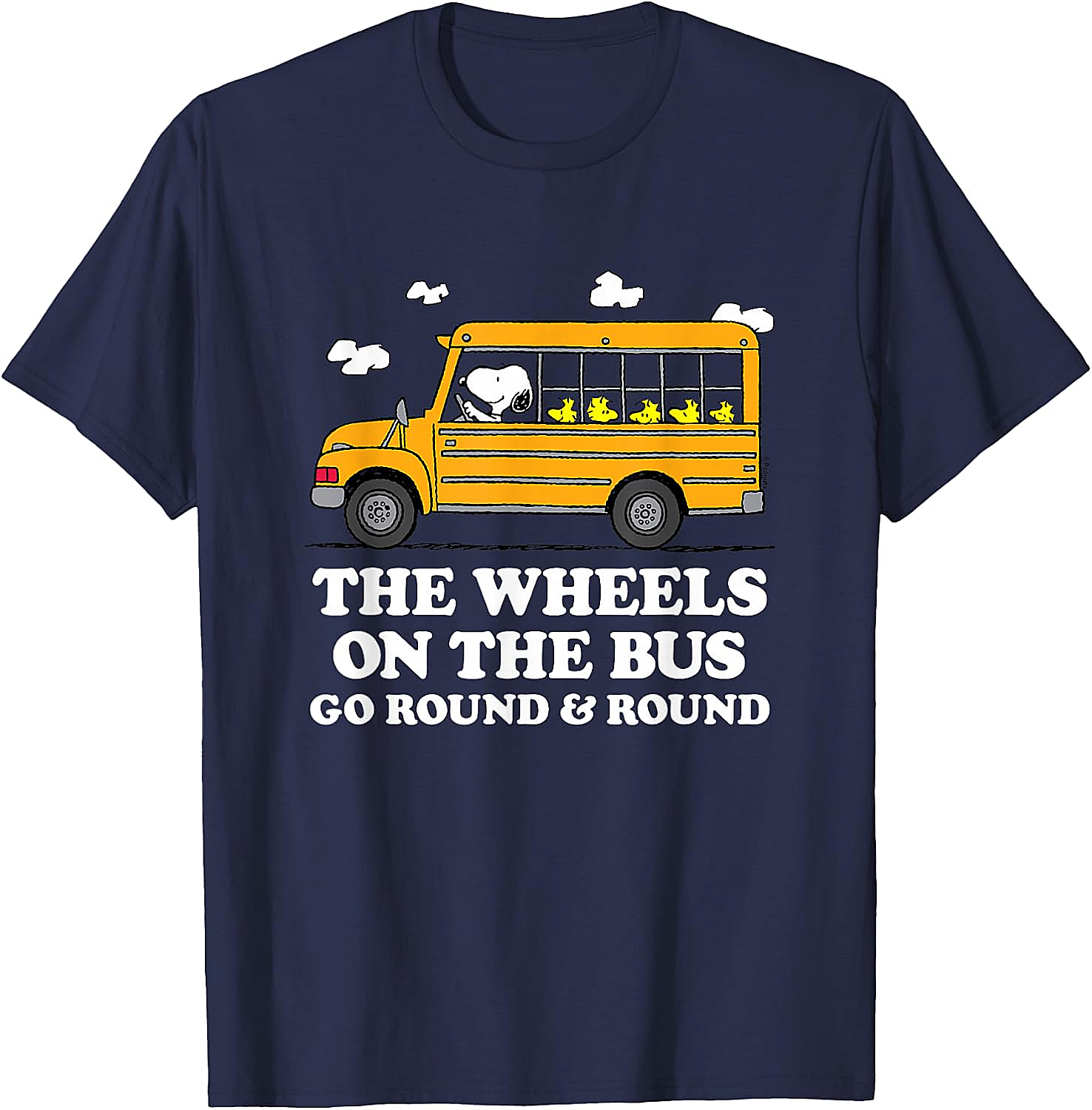 Peanuts Wheels On The Bus Back to School T-Shirt