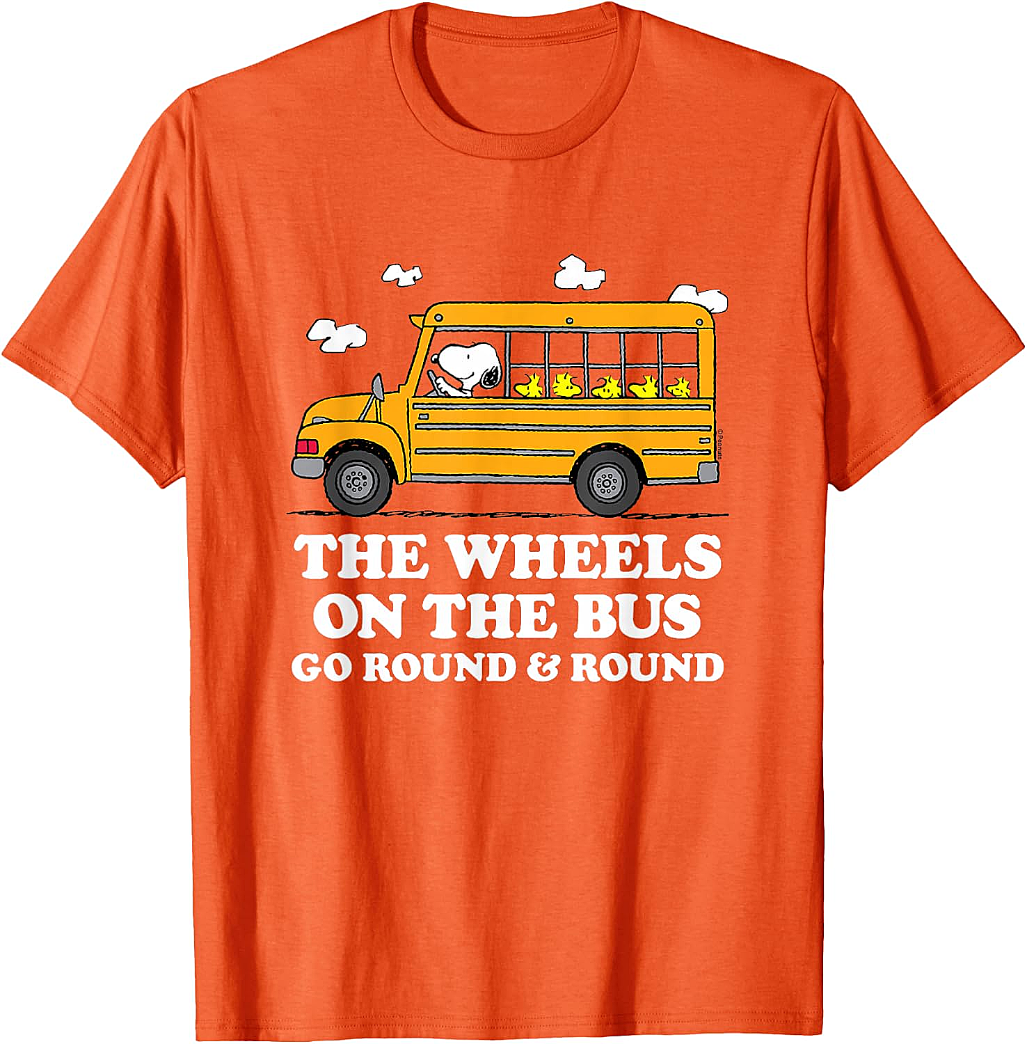 Peanuts Wheels On The Bus Back to School T-Shirt
