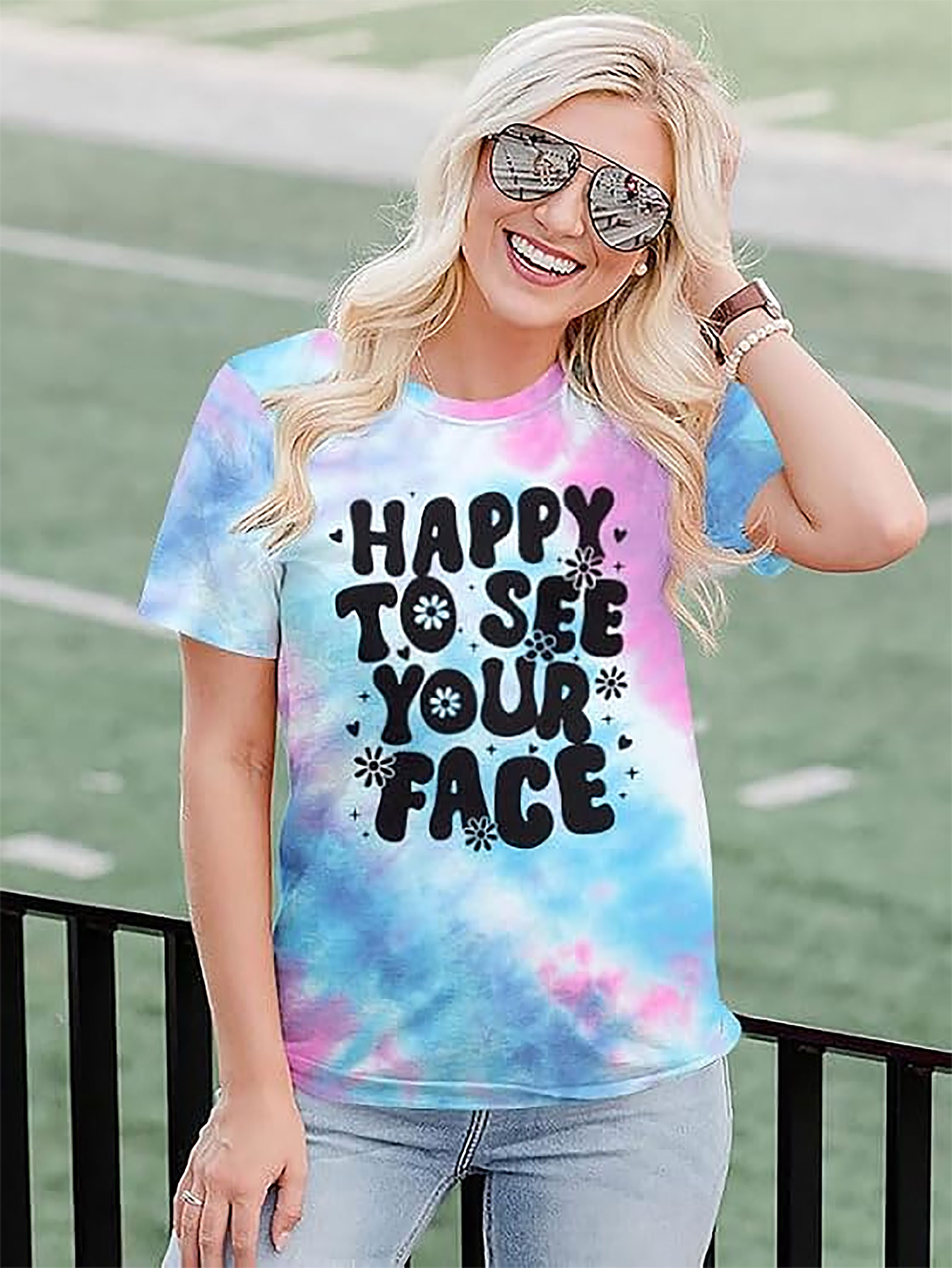 Happy Teacher Shirt | See Your Face Graphic Tee | Back to School
