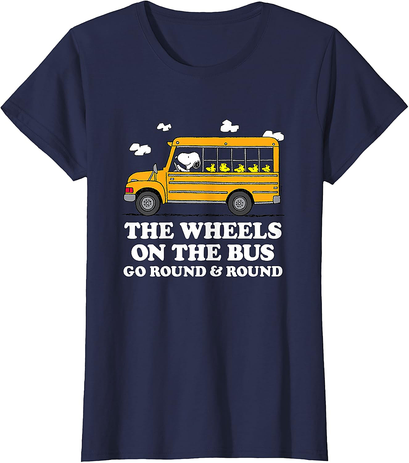 Peanuts Wheels On The Bus Back to School T-Shirt