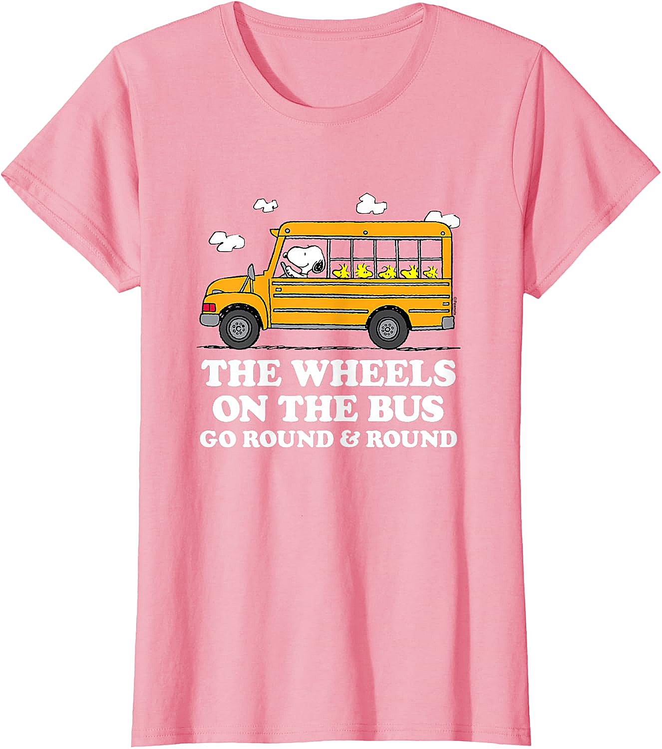 Peanuts Wheels On The Bus Back to School T-Shirt