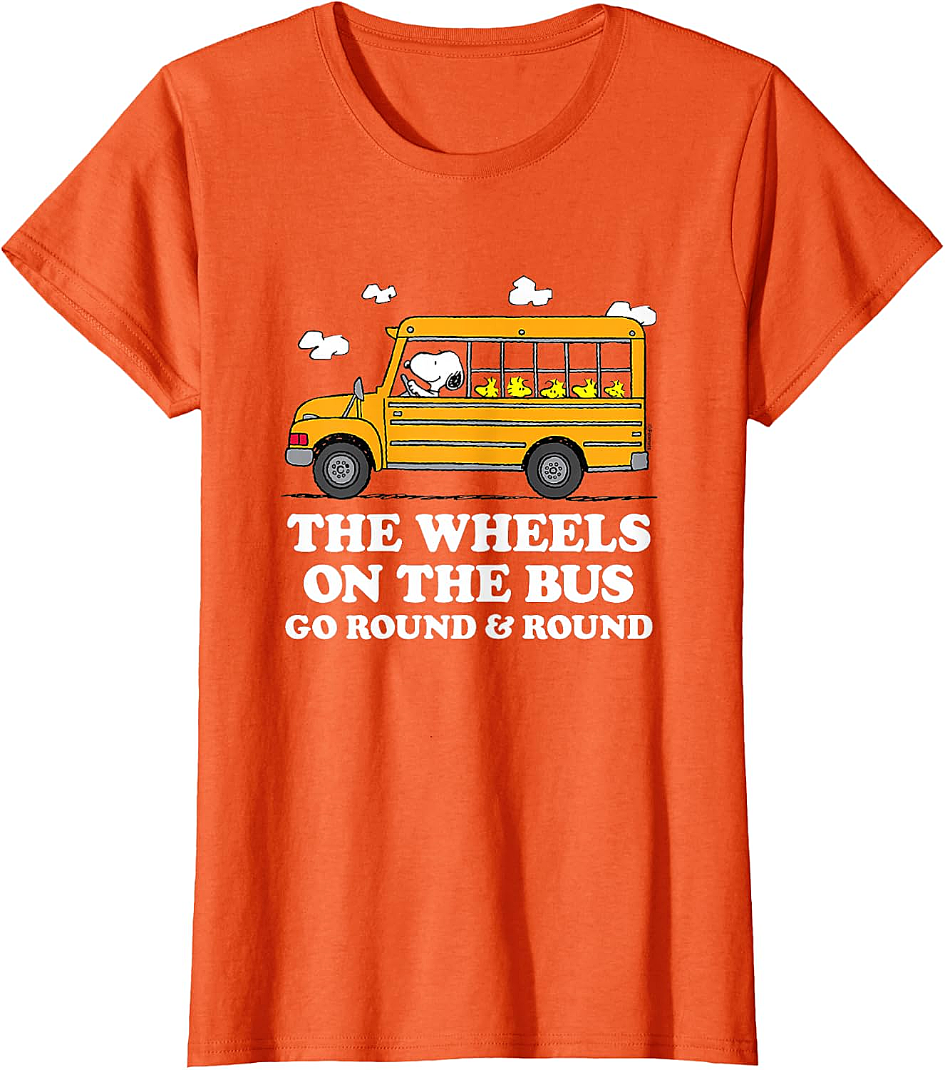 Peanuts Wheels On The Bus Back to School T-Shirt