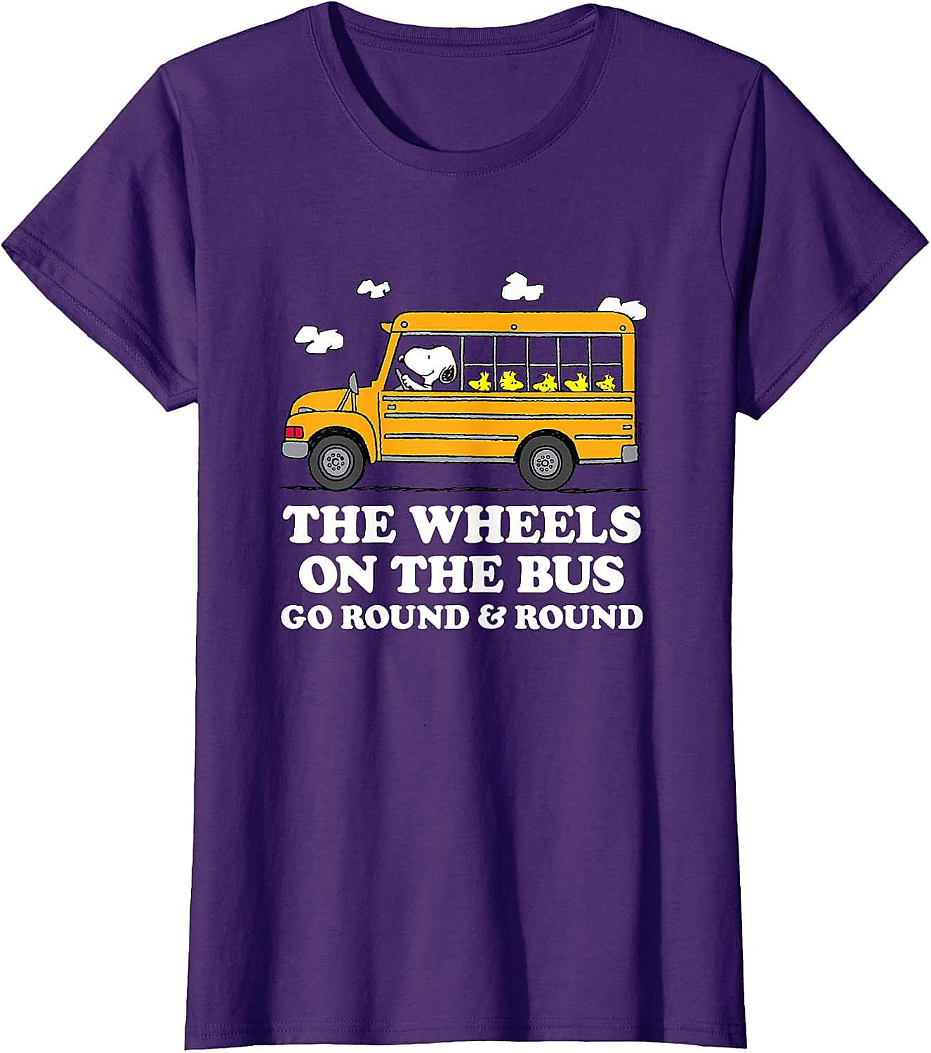 Peanuts Wheels On The Bus Back to School T-Shirt