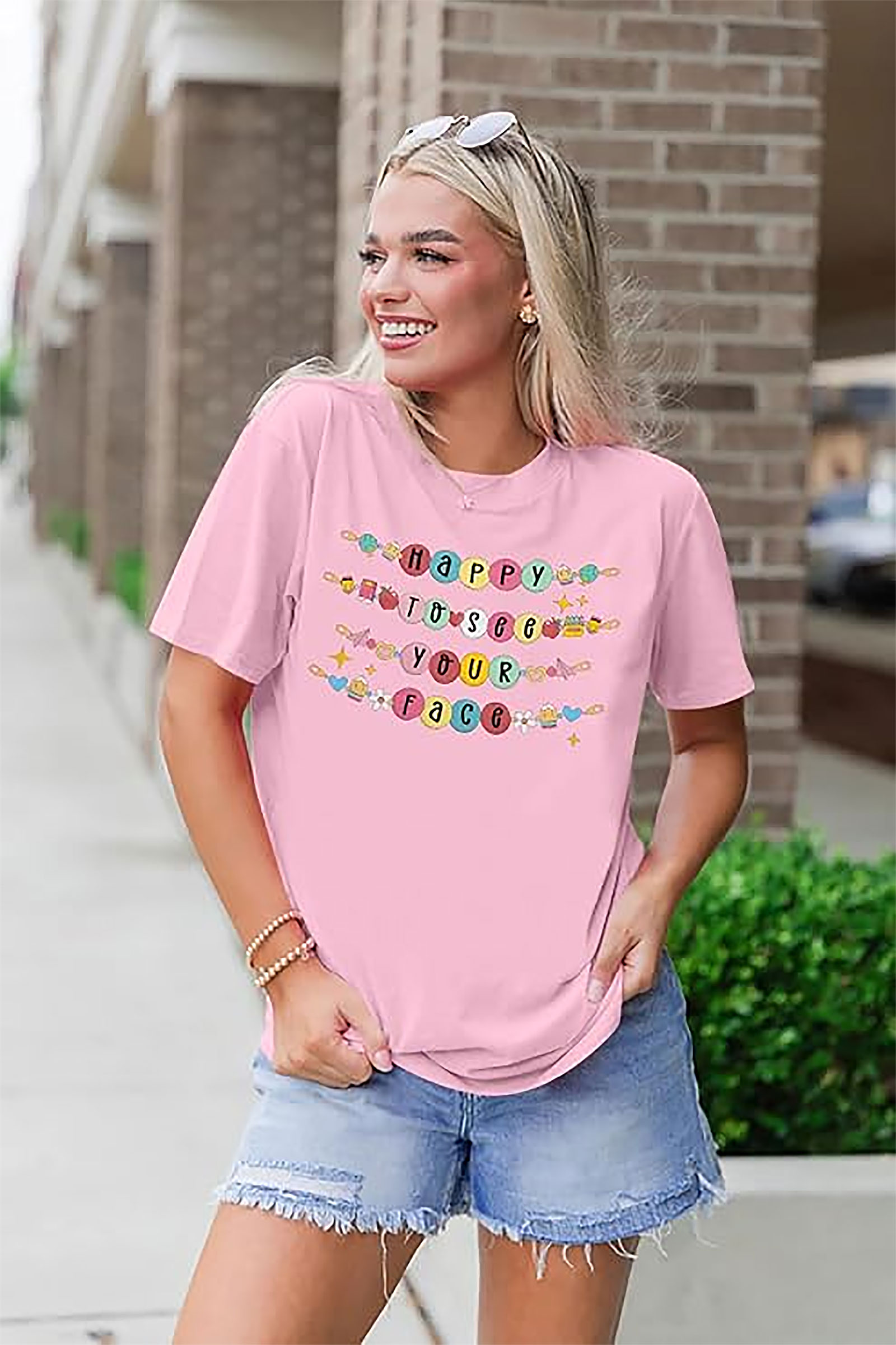 Happy to See Your Face Teacher Shirt | Back to School Tee