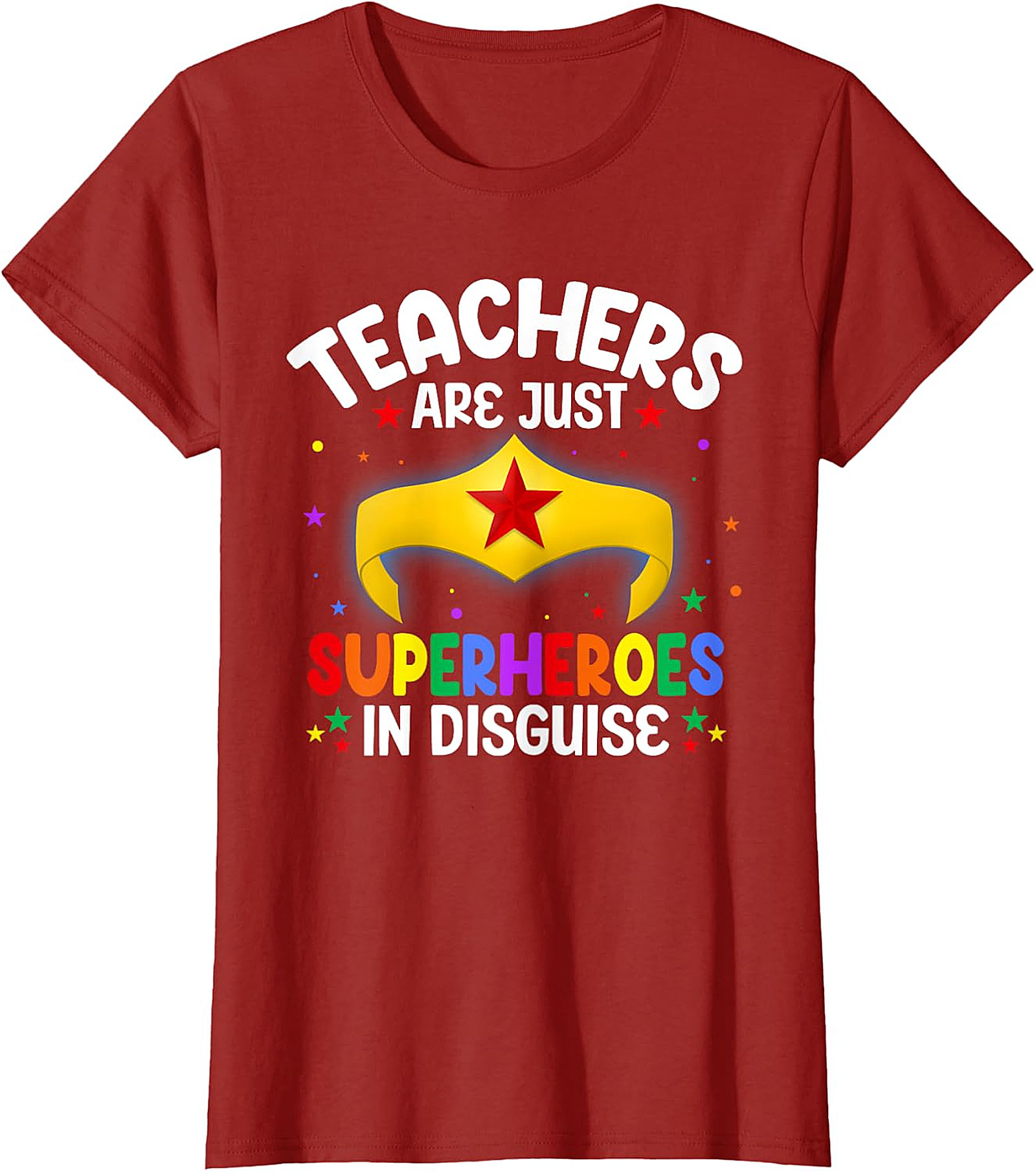  Teachers Are Superheroes T-Shirt | Wonder Woman Style Tee