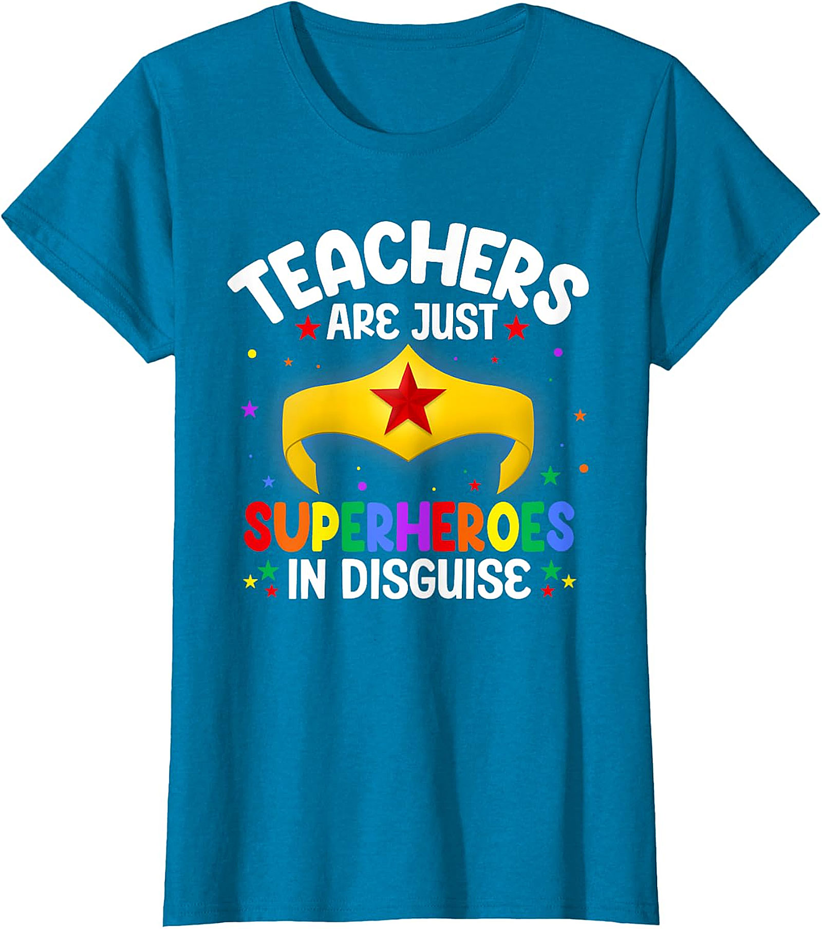  Teachers Are Superheroes T-Shirt | Wonder Woman Style Tee