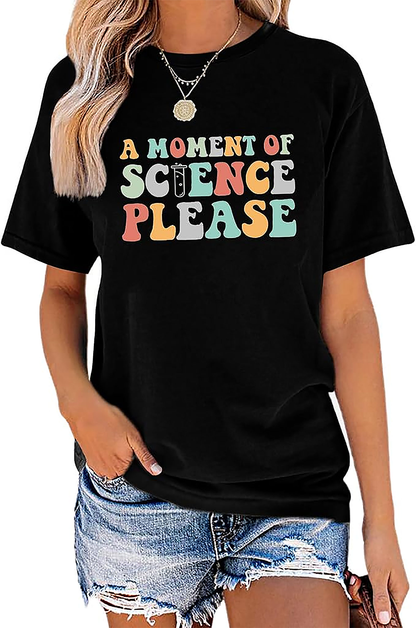 Science Please Retro Graphic Tee | Teacher Shirt | Gift