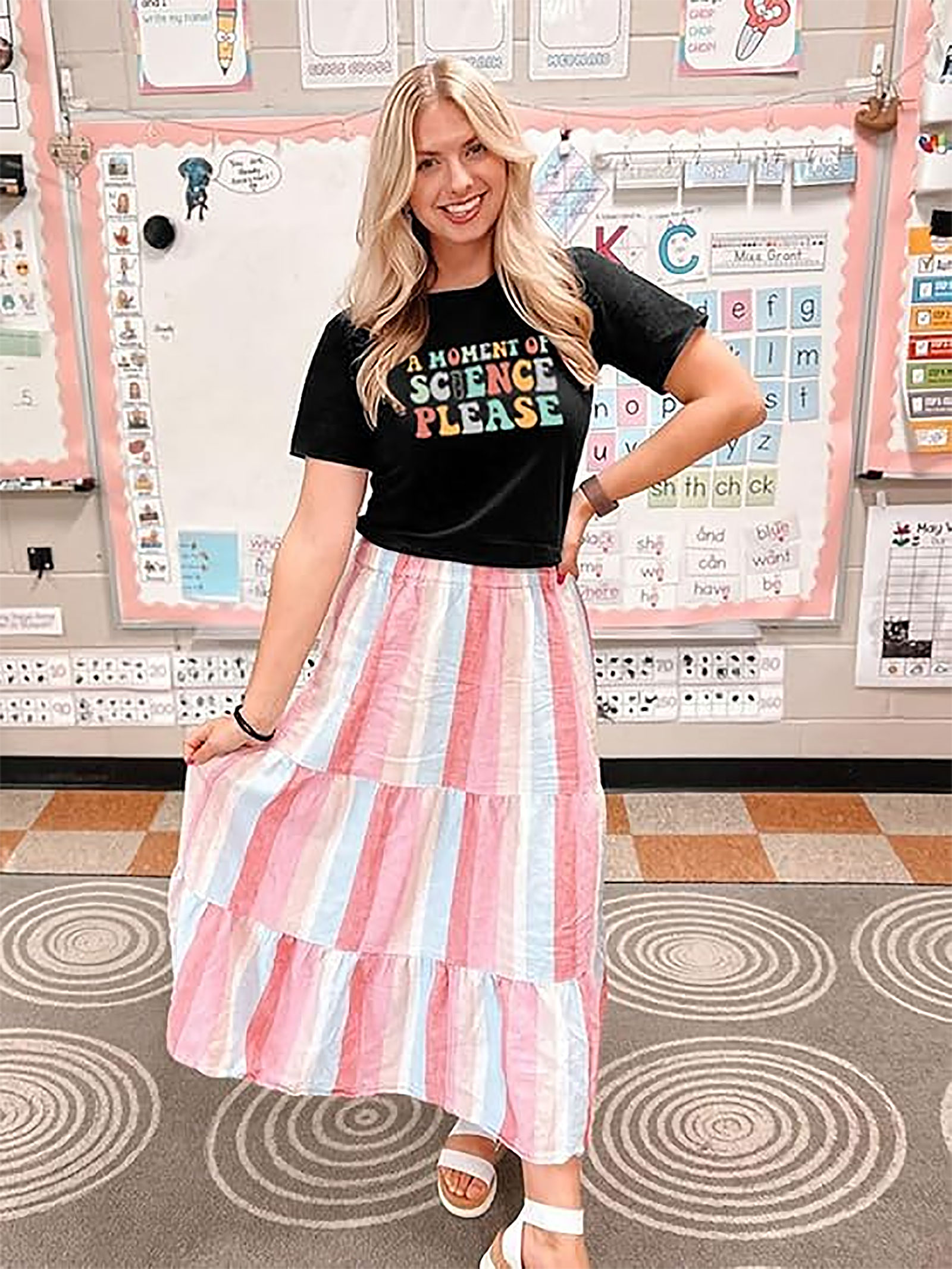 Science Please Retro Graphic Tee | Teacher Shirt | Gift