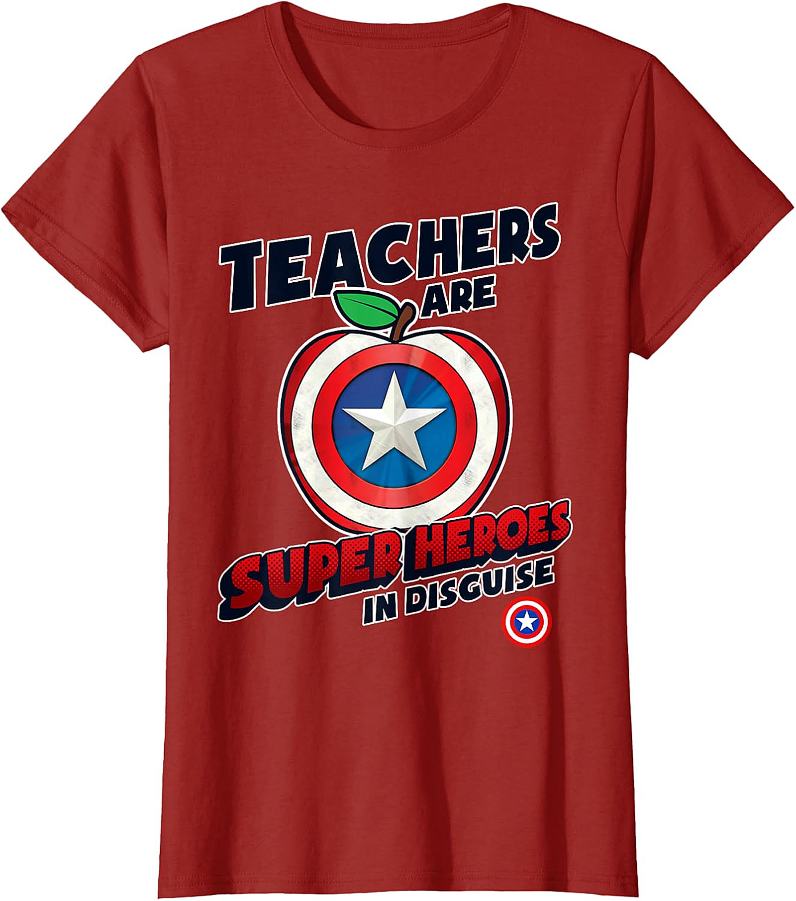 Teachers Are Super Heroes In Disguise T-Shirt | Educator Gift