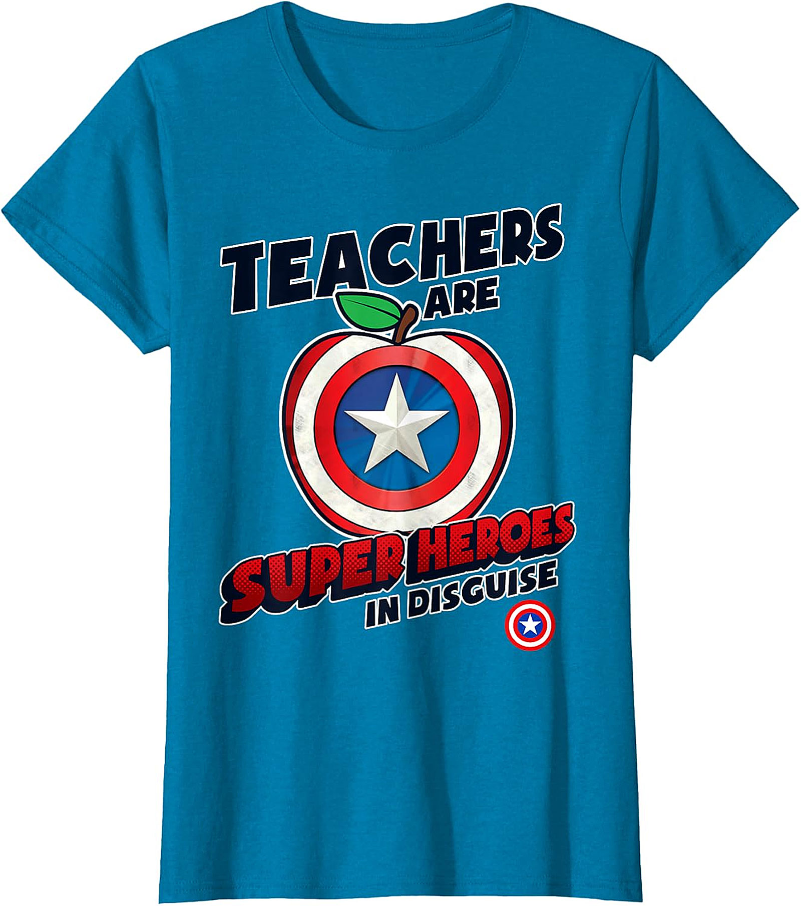 Teachers Are Super Heroes In Disguise T-Shirt | Educator Gift