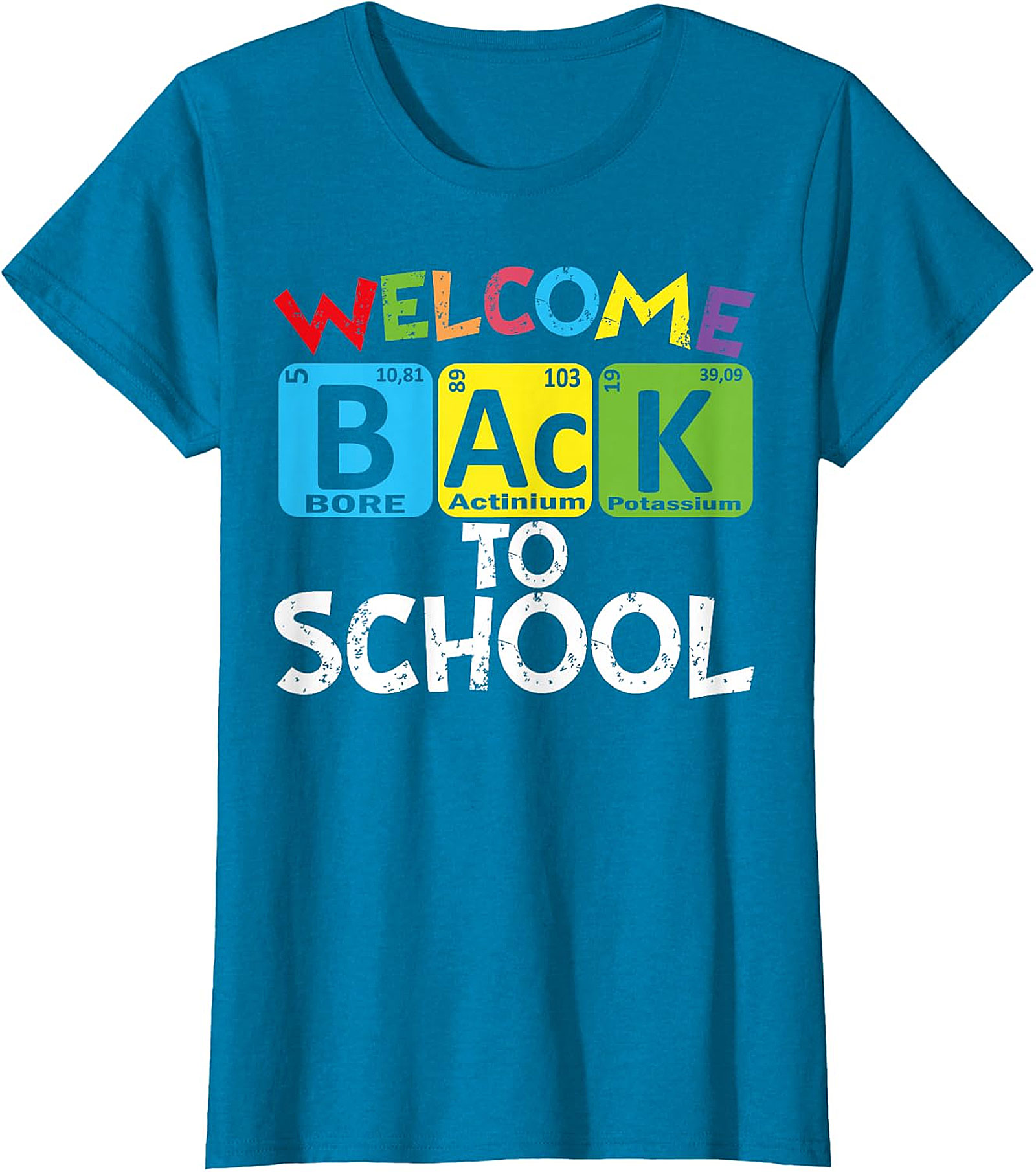 Welcome Back To School Periodic Table Chemistry T-Shirt