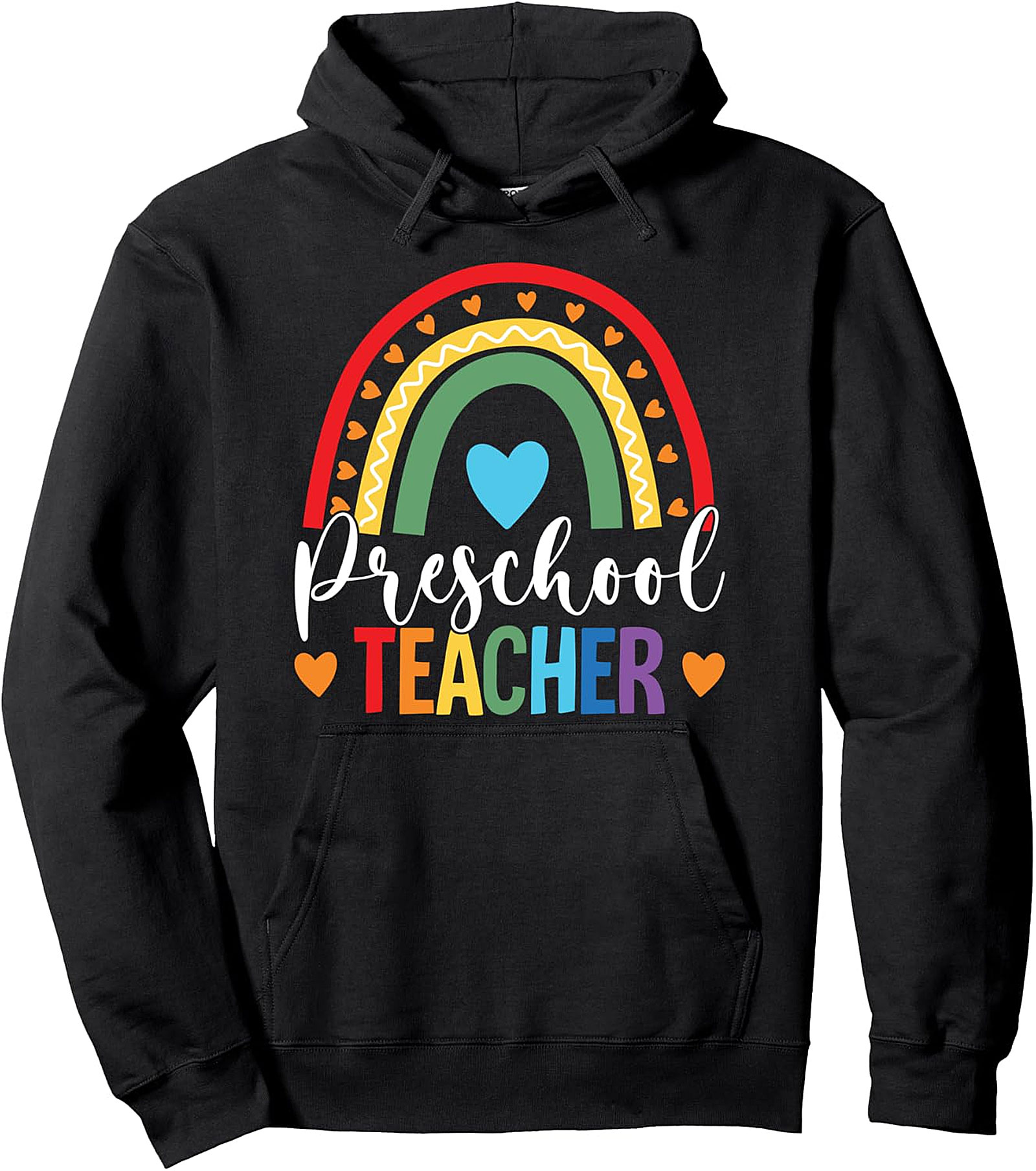 Preschool Teacher Rainbow Hoodie | Cozy Pullover Gift