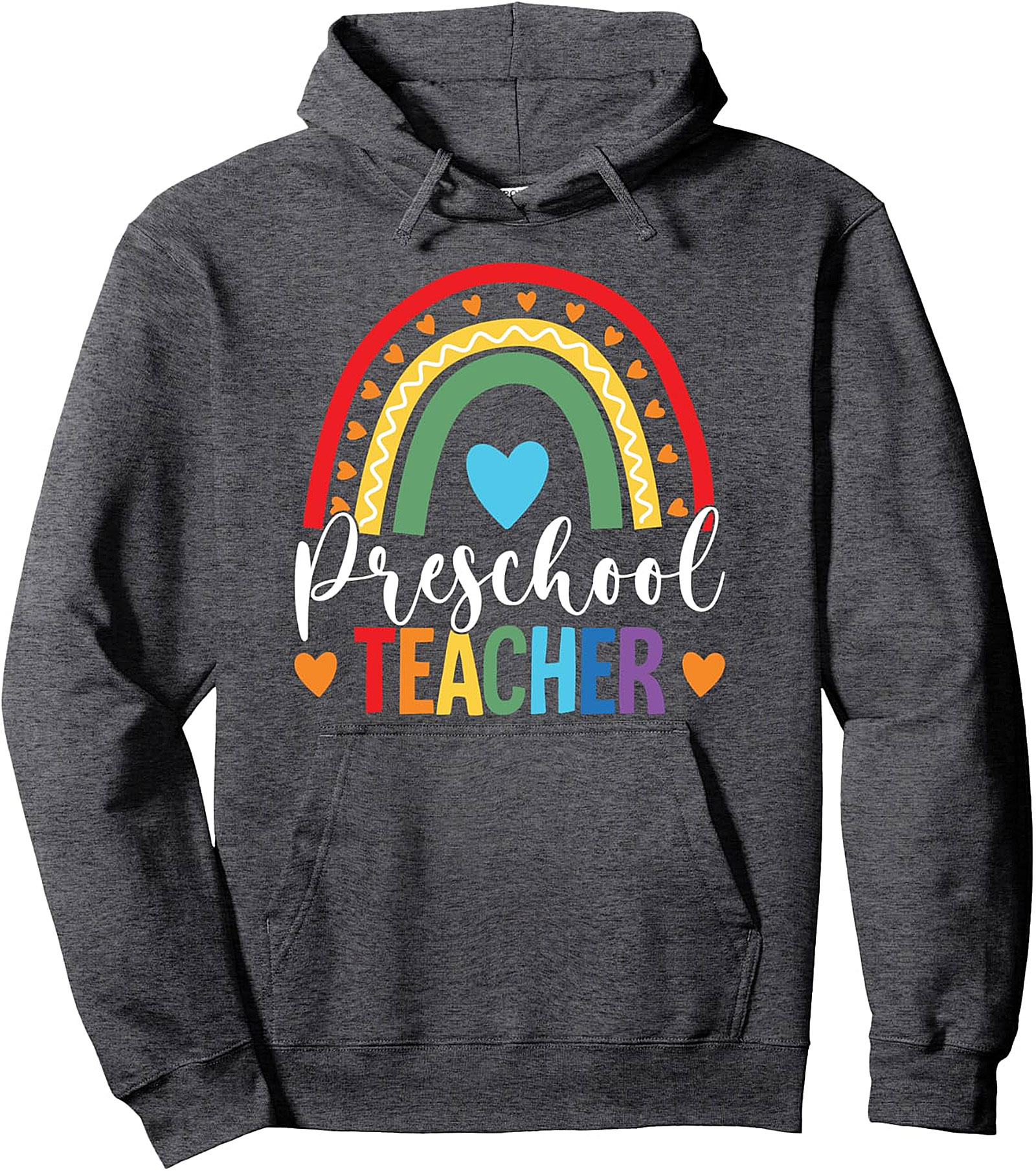 Preschool Teacher Rainbow Hoodie | Cozy Pullover Gift