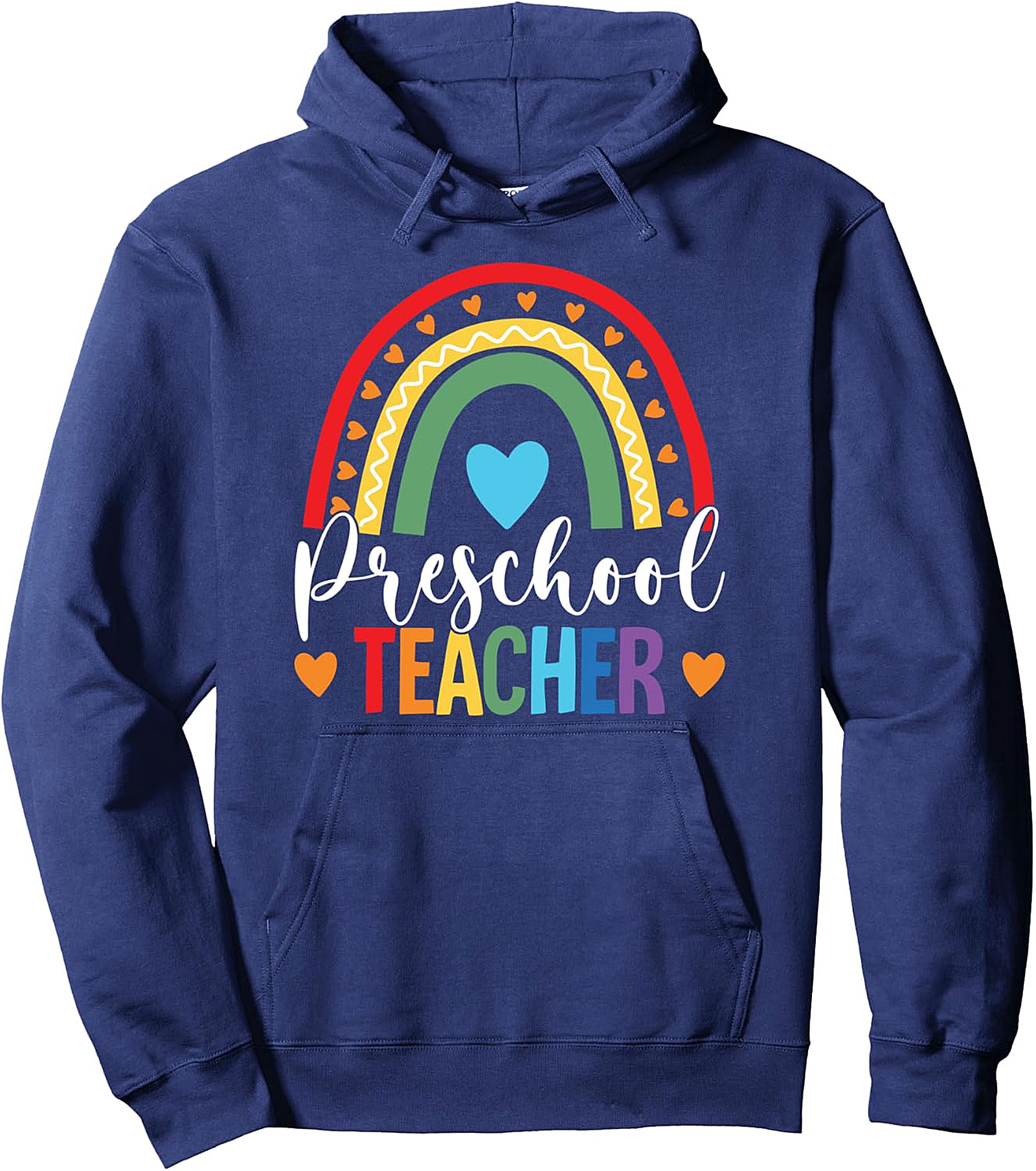 Preschool Teacher Rainbow Hoodie | Cozy Pullover Gift