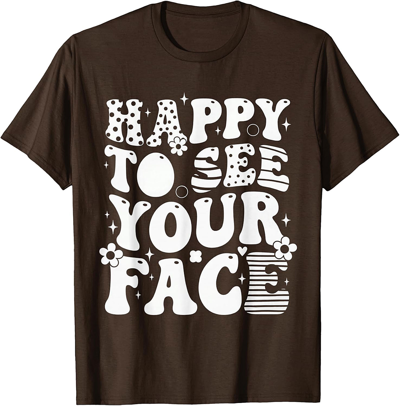 Happy to See Your Face T-Shirt | Retro Teacher Tee