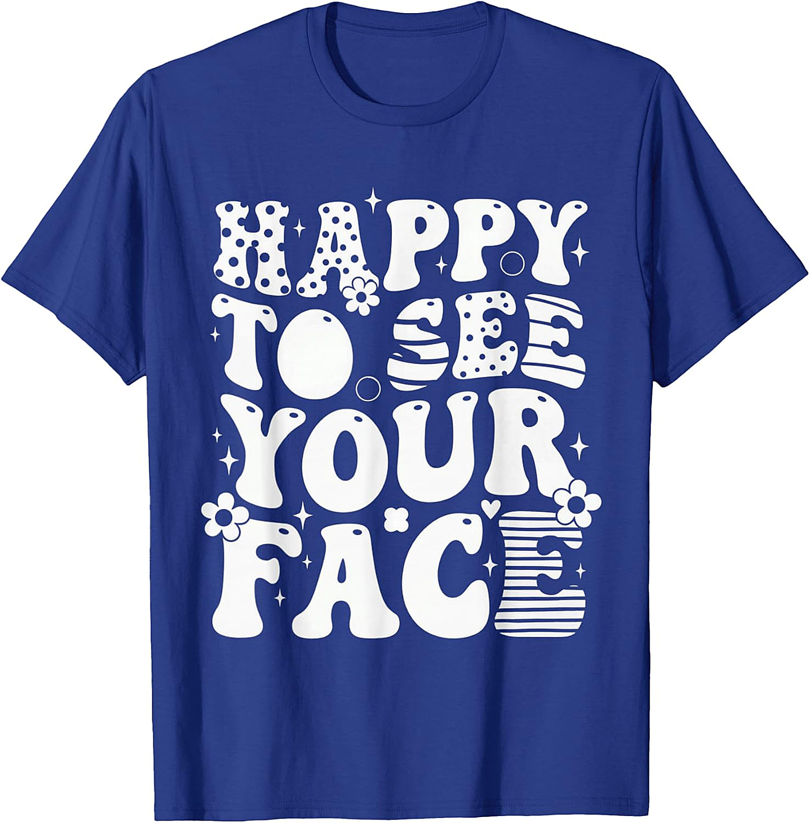 Happy to See Your Face T-Shirt | Retro Teacher Tee